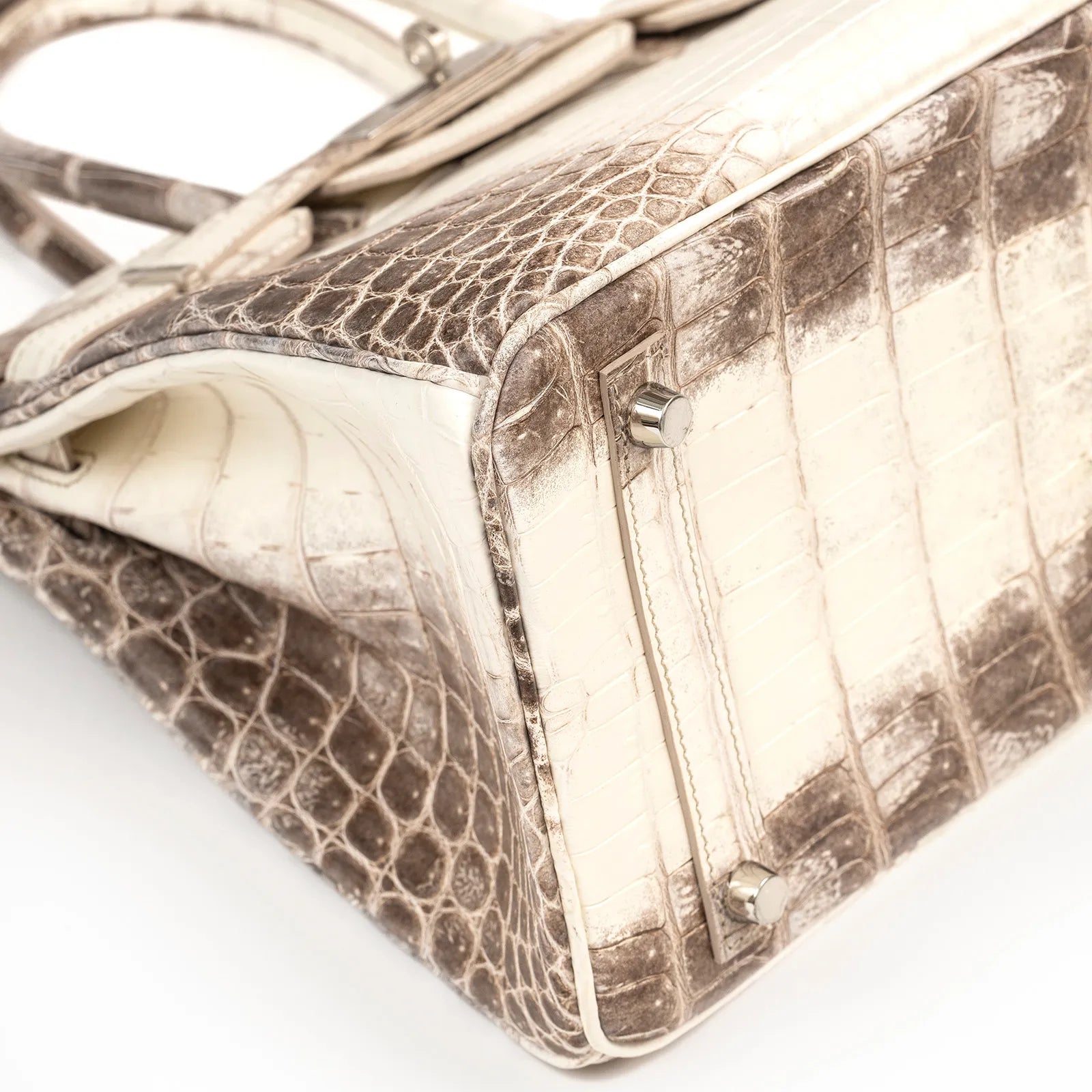 Hermès Birkin 30 01 Blanc Himalaya Matte Niloticus Crocodile Palladium Hardware