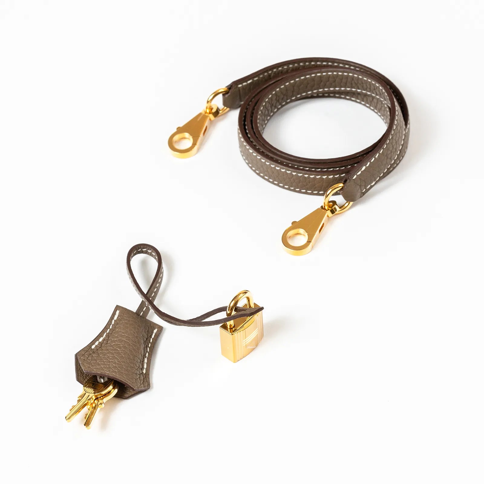 Hermès Kelly Retourne 28 Etoupe Togo Gold Hardware