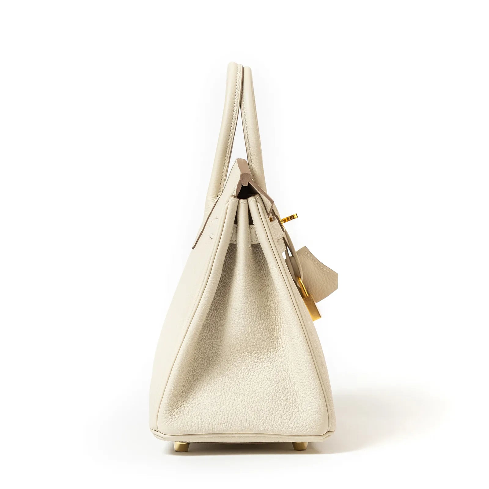 Hermès Birkin 25 Craie Togo Gold Hardware