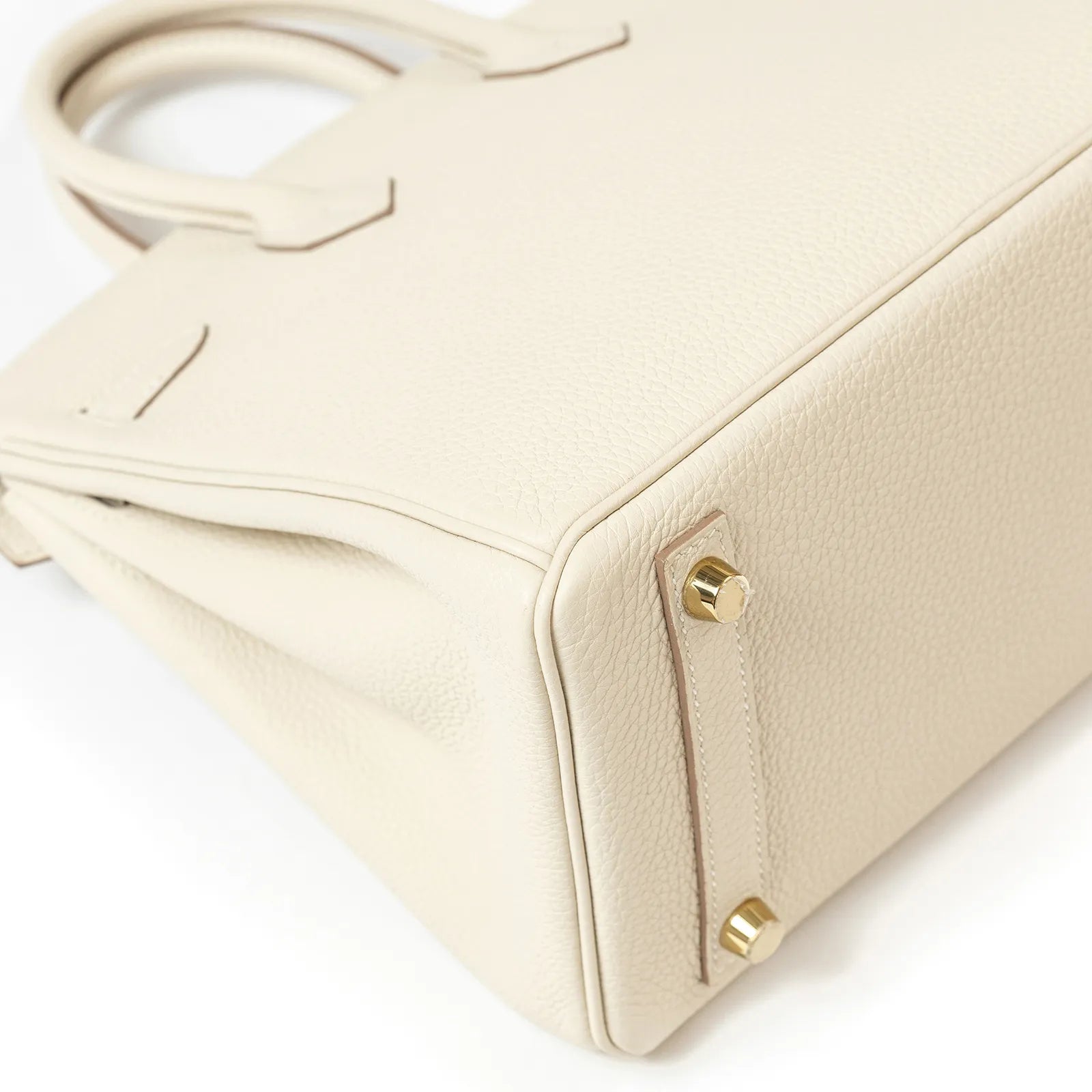 Hermès Birkin 25 Craie Togo Gold Hardware