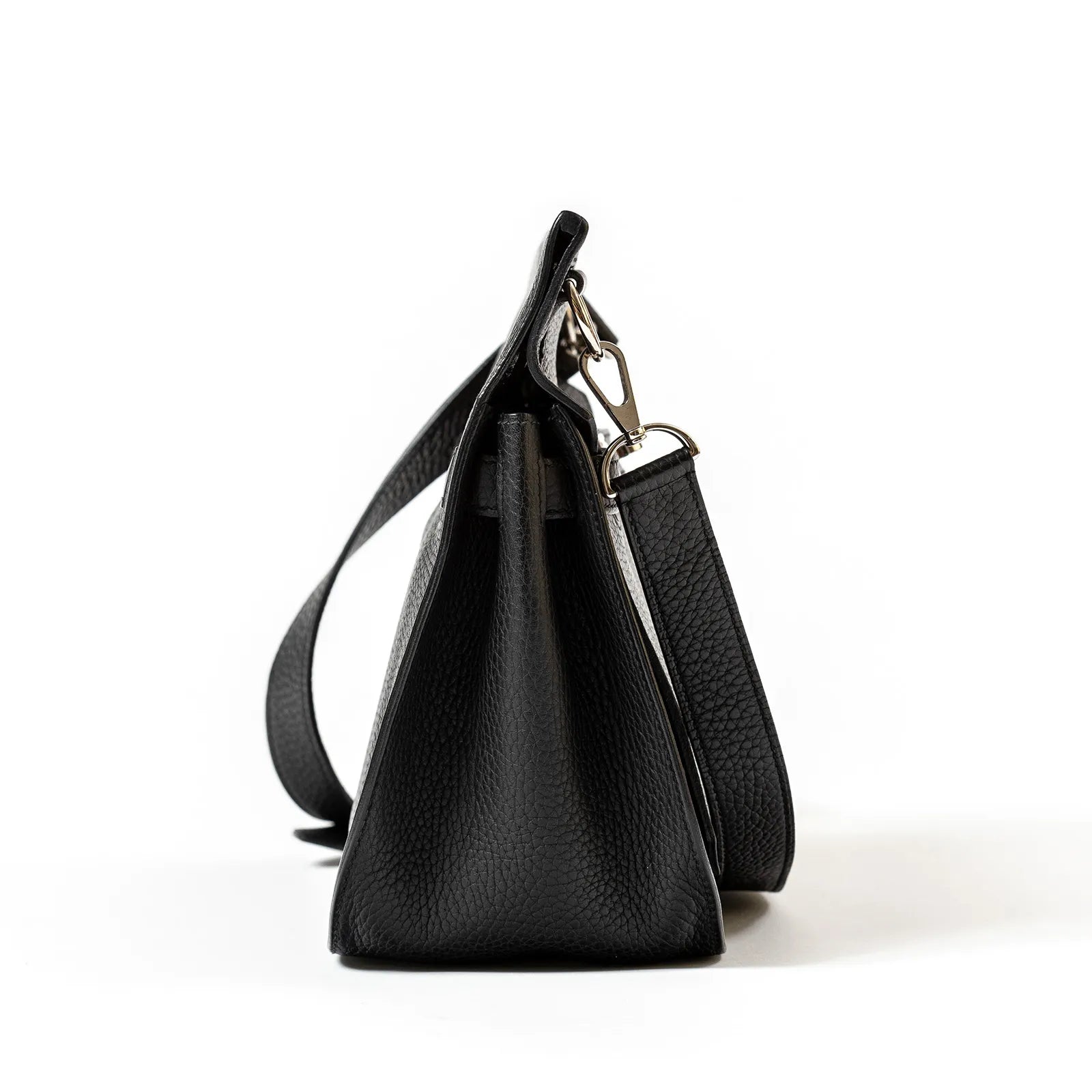 Hermès Jypsiere 28 Black Clemence Palladium Hardware