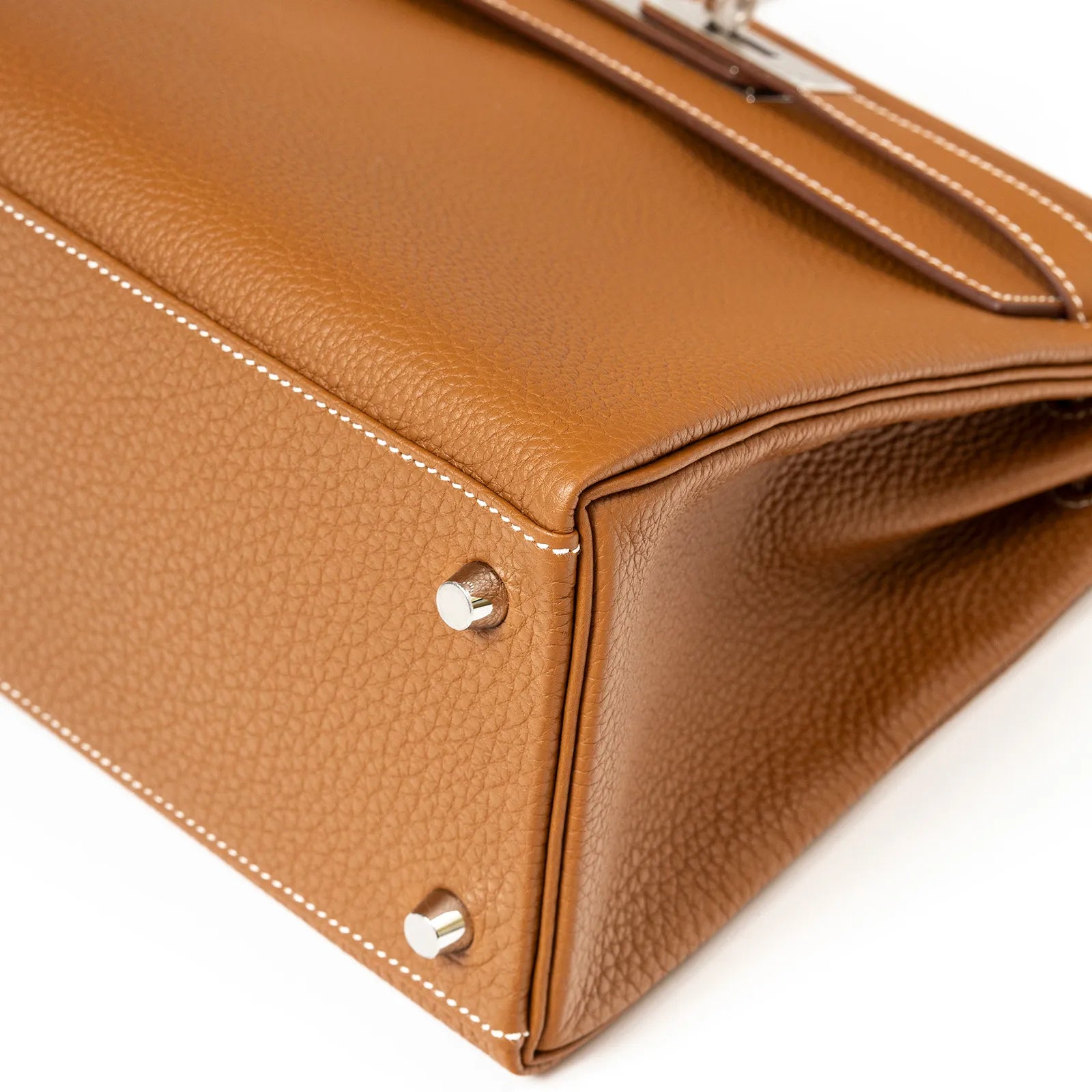 Hermès Kelly Retourne 28 Gold Togo Palladium Hardware