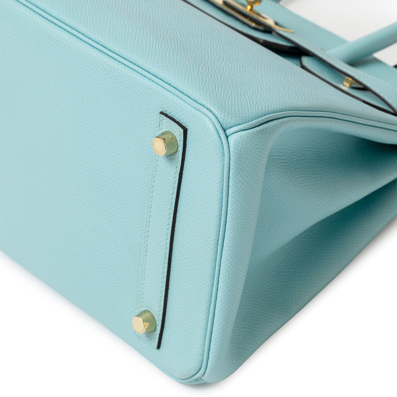 Hermès Birkin 30 Blue Atoll Epsom Gold Hardware