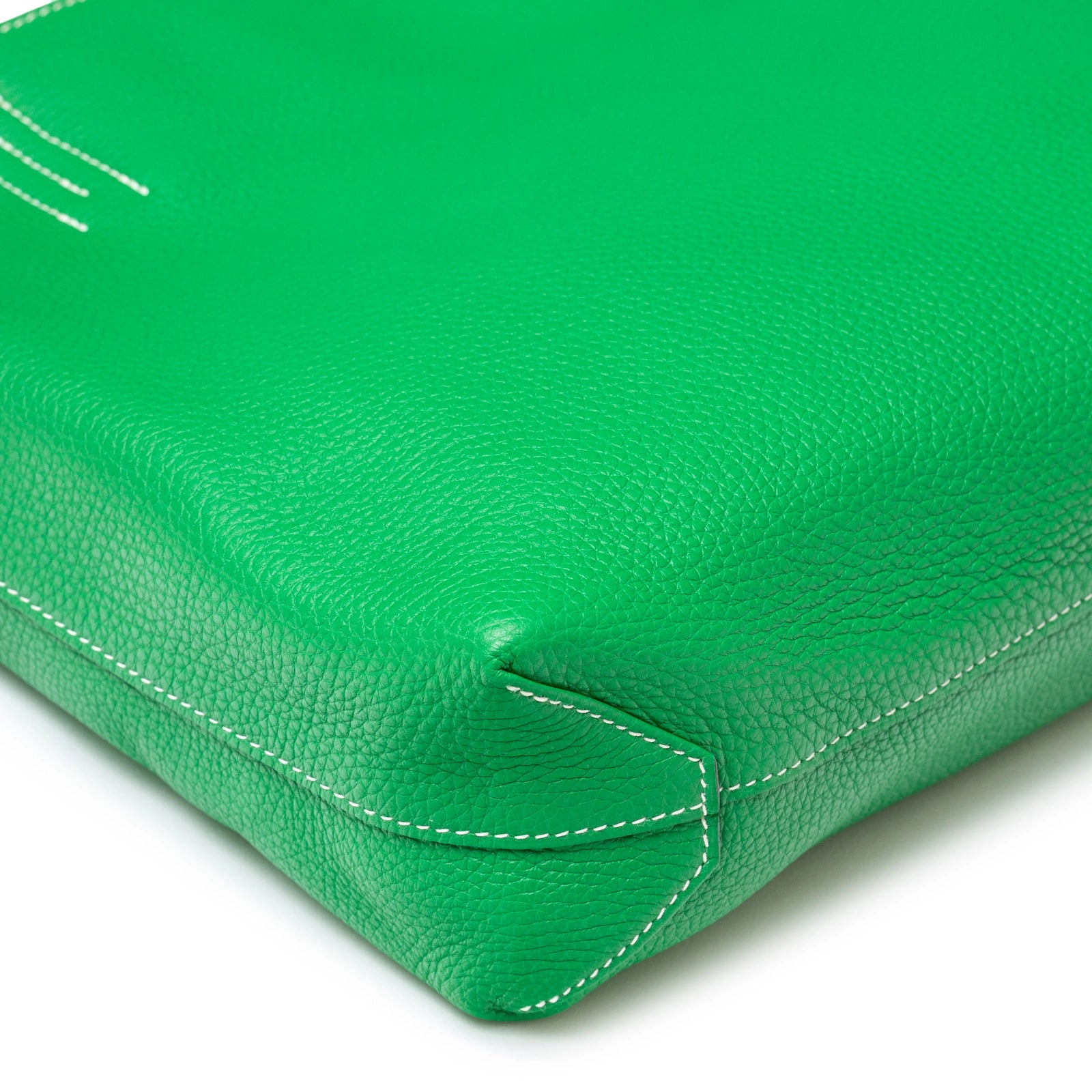 Hermès Double Sense 28 Blue/Vert Bicolor - Back Corner Left