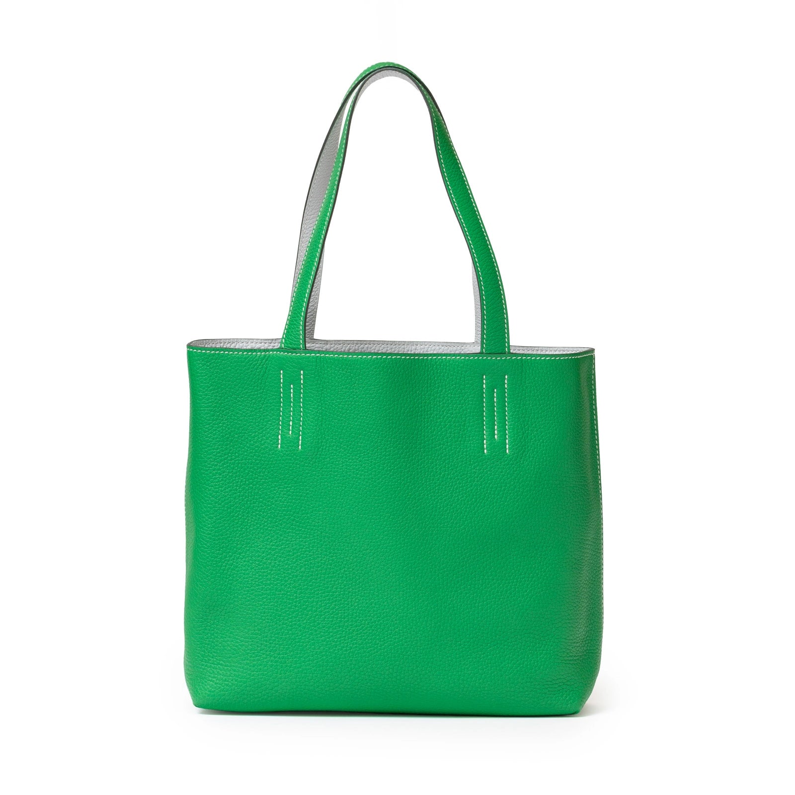 Hermès Double Sense 28 Blue/Vert Bicolor - Back