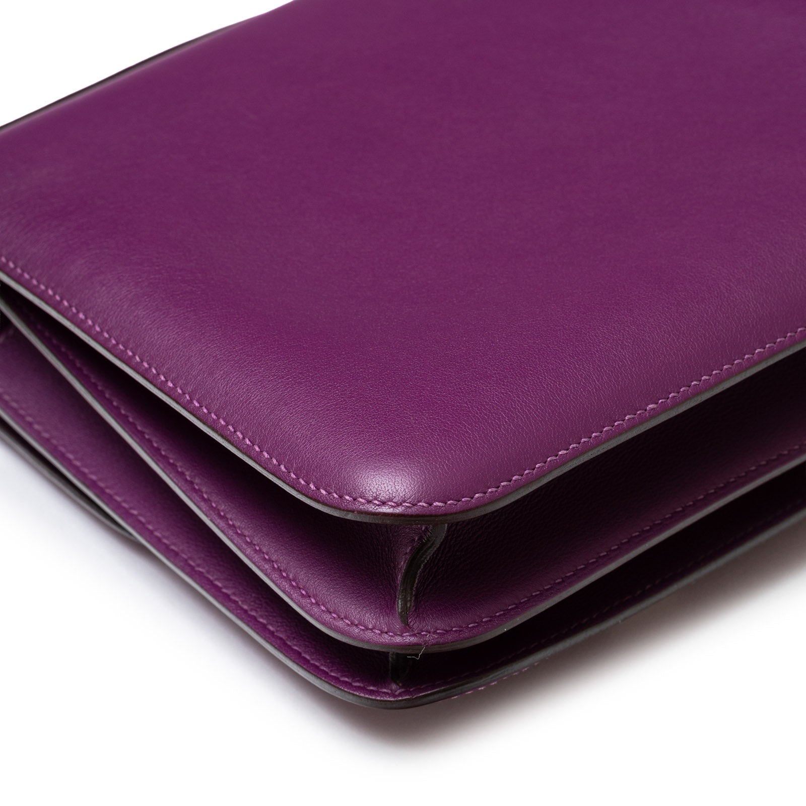 Hermès Constance 24 Anemone Swift Palladium Hardware - Back Corner Left
