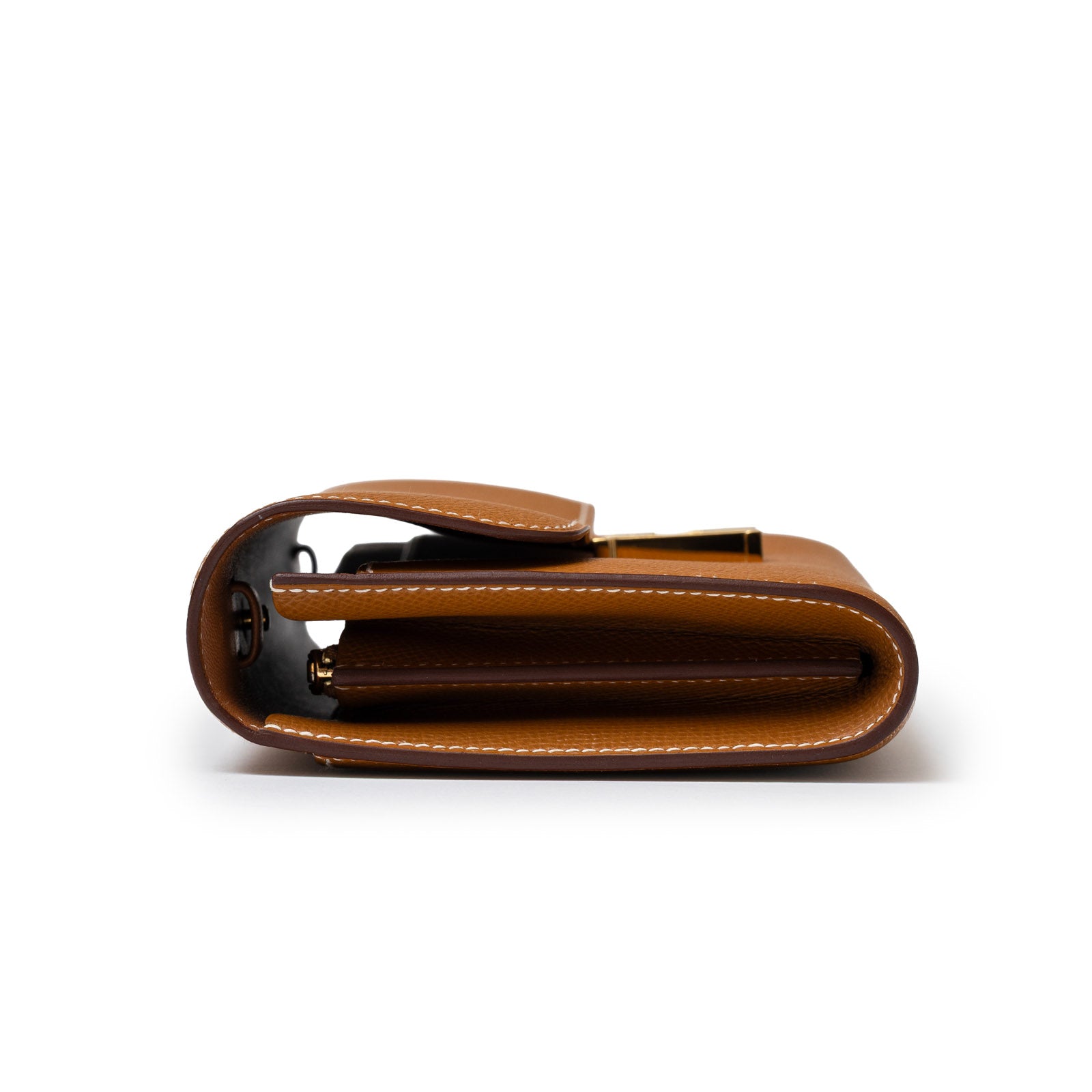 Hermès Constance To Go Gold Epsom Gold Hardware - Side Left