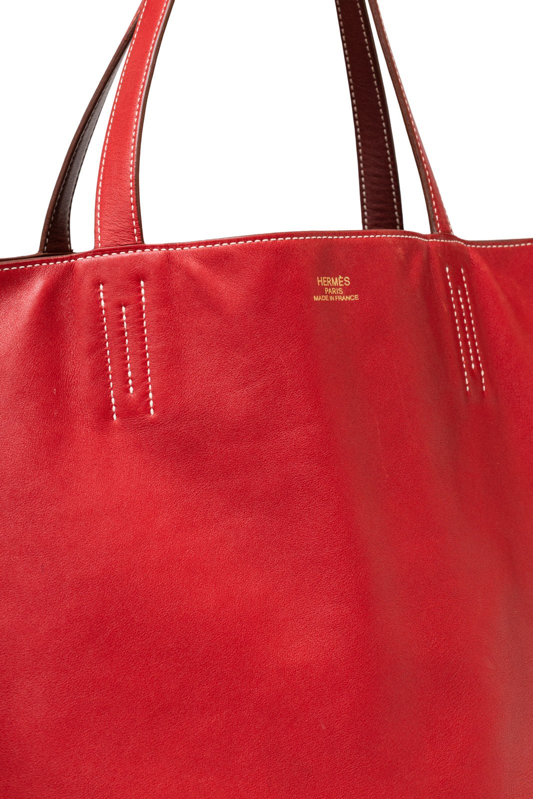 Hermès Double Sense 45 Rouge/Bicolor Swift