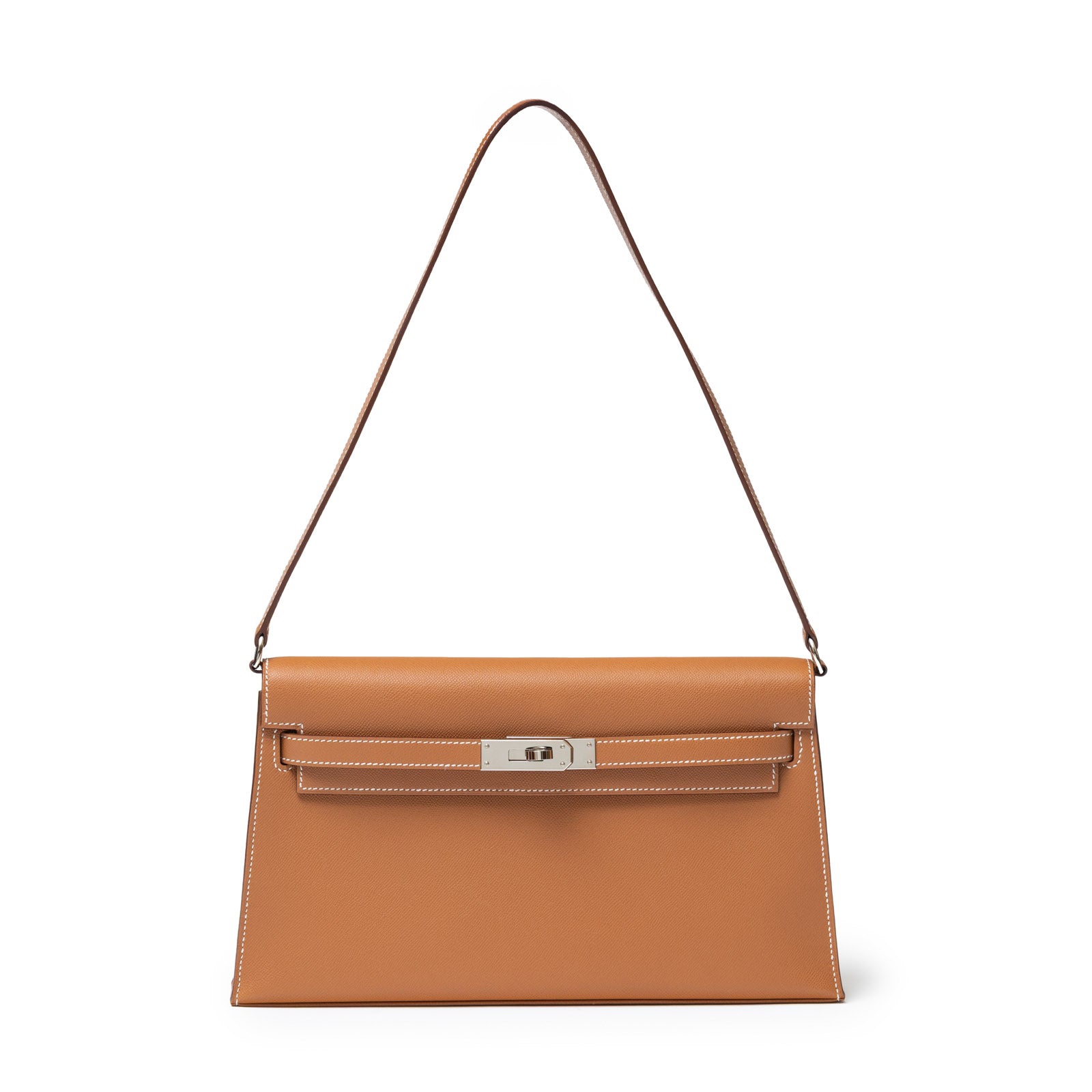 Hermès Kelly Elan Gold Madame Palladium Hardware - Front