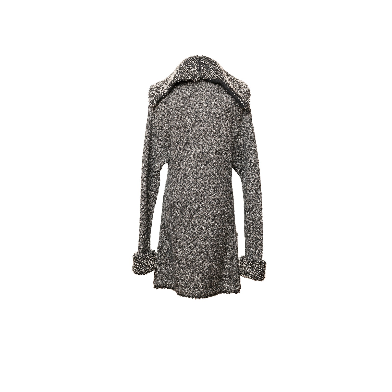 Chanel Cardigan Long Black/White