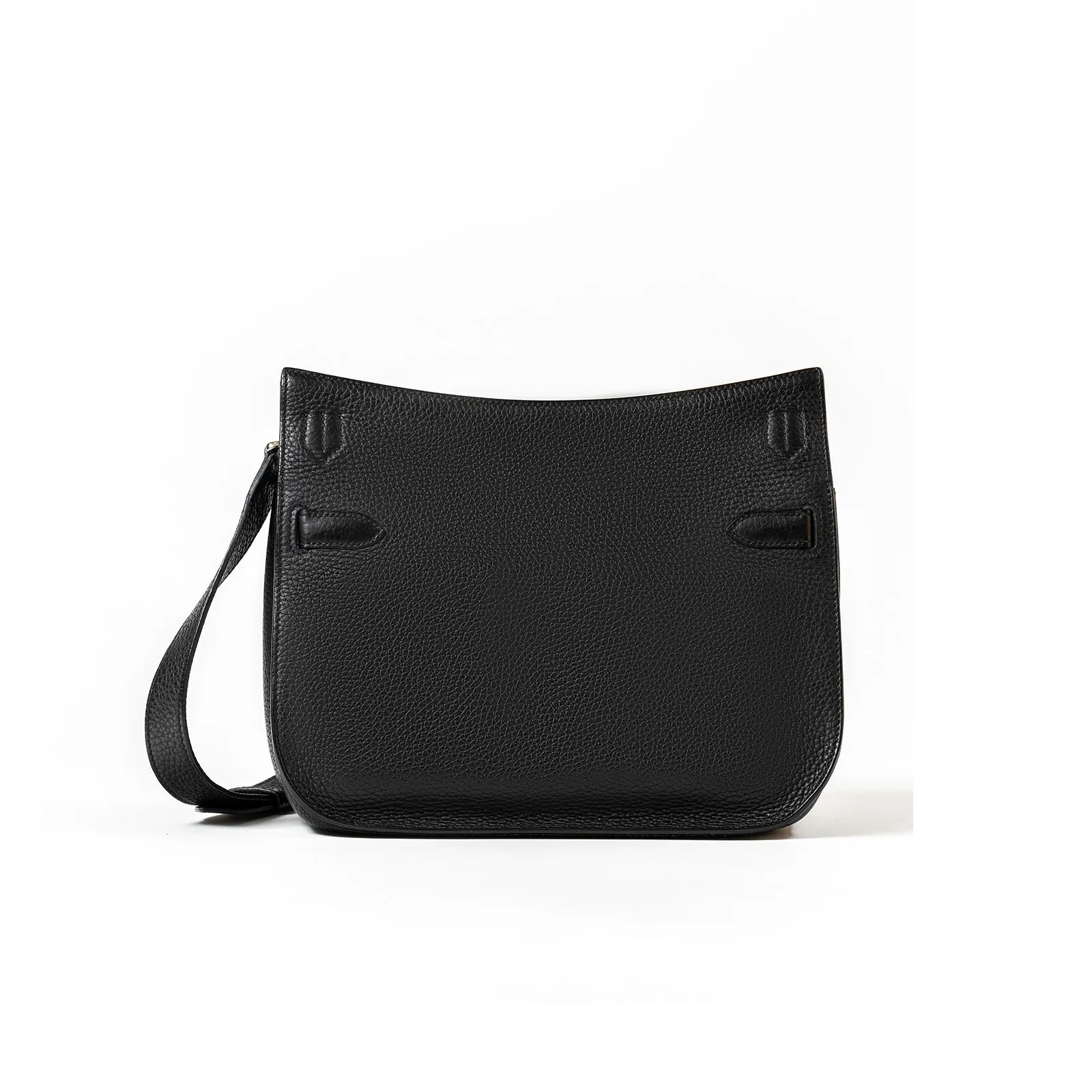 Hermès Jypsiere 28 Black Clemence Palladium Hardware