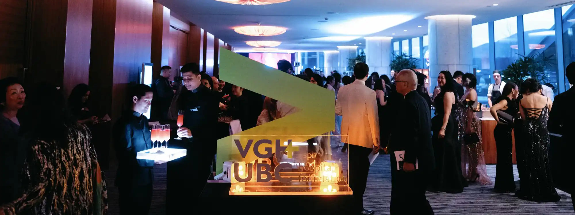 Crowded event space.