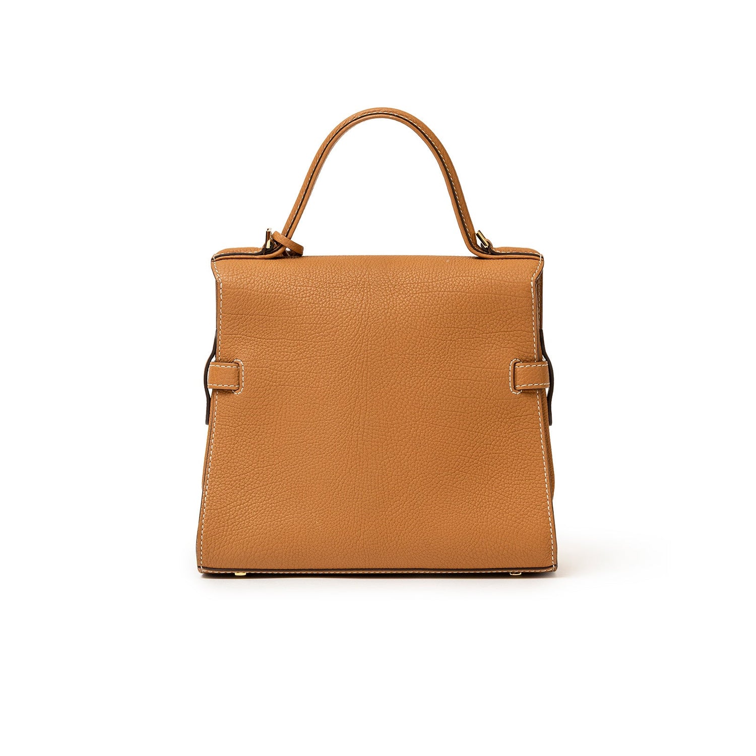 Delvaux Tempete PM Crispy Calf Vegetal-Ivory Gold Hardware