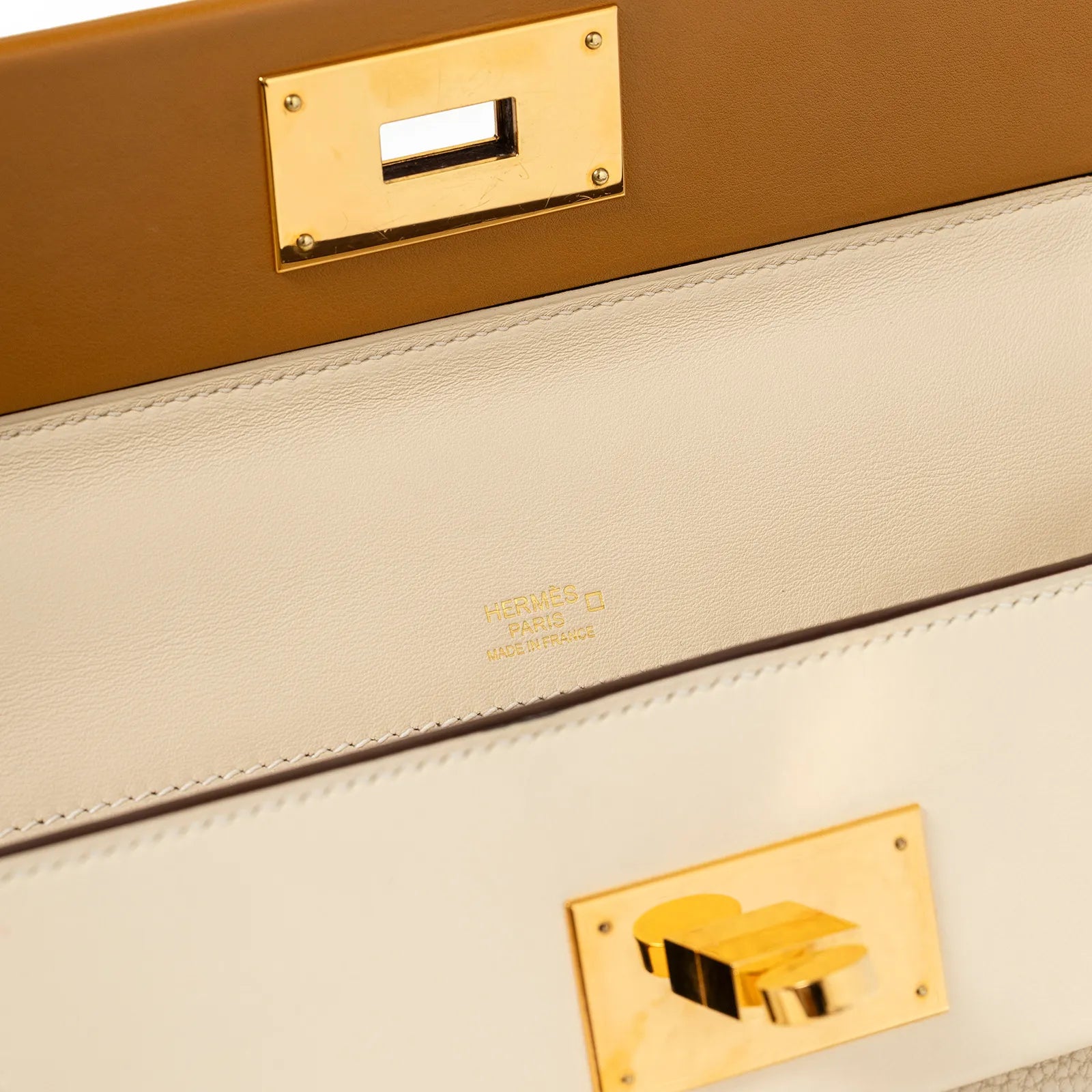 Hermès 24/24 29 Craie/Nata/Bordeaux/Sesame Togo/Swift/Matte Alligator Touch Gold Hardware