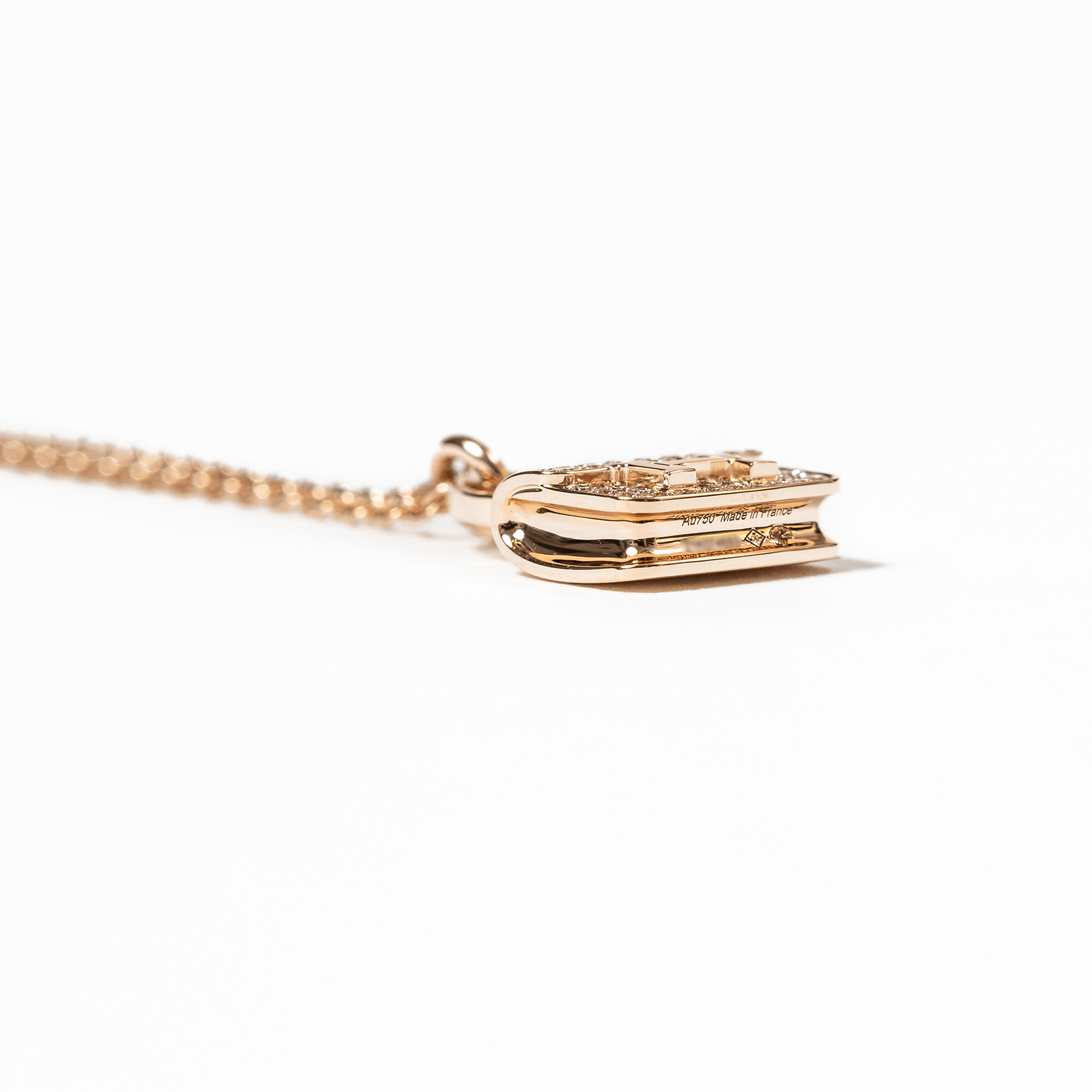 Hermès Amulettes Constance Pendant Rose Gold