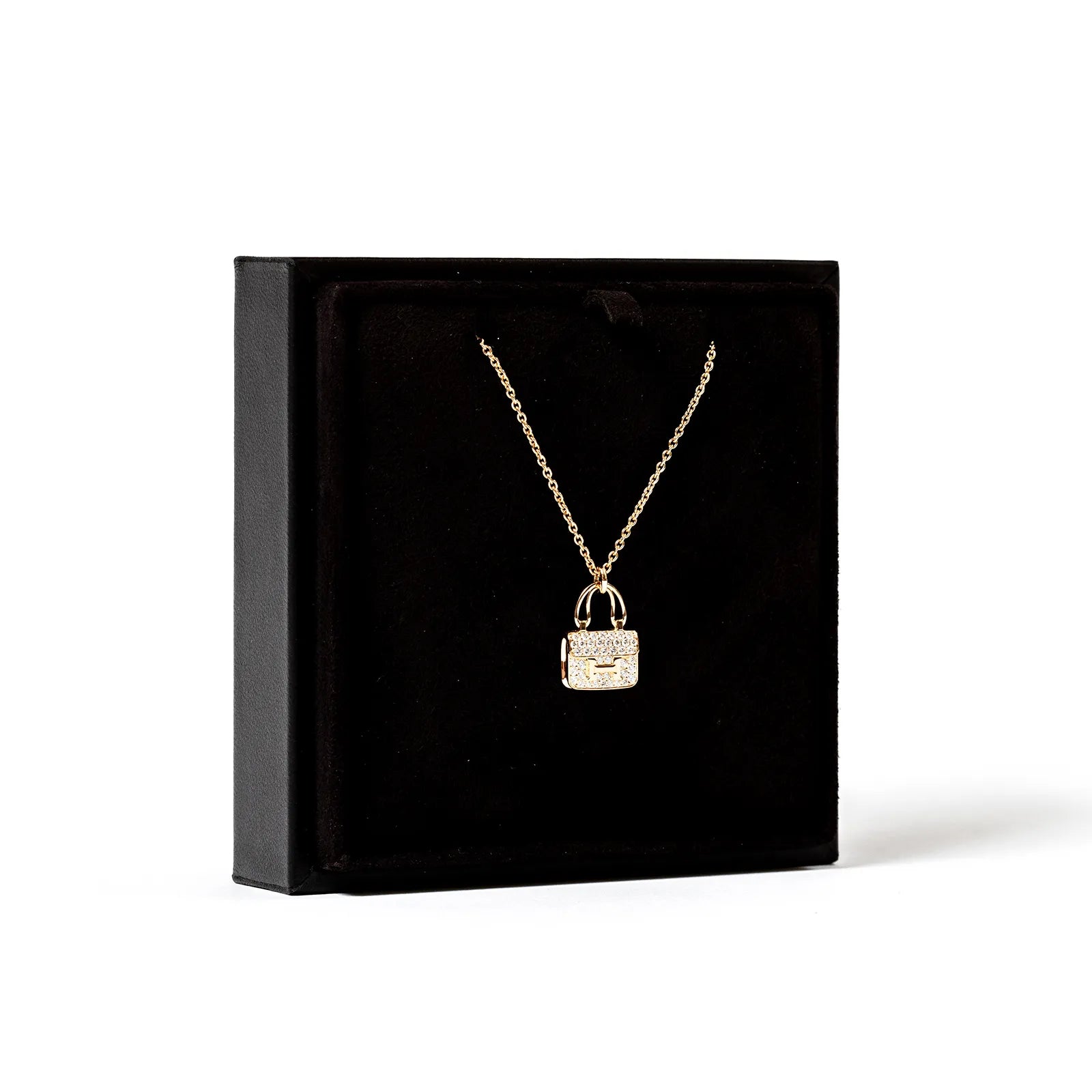 Hermès Amulettes Constance Pendant Rose Gold