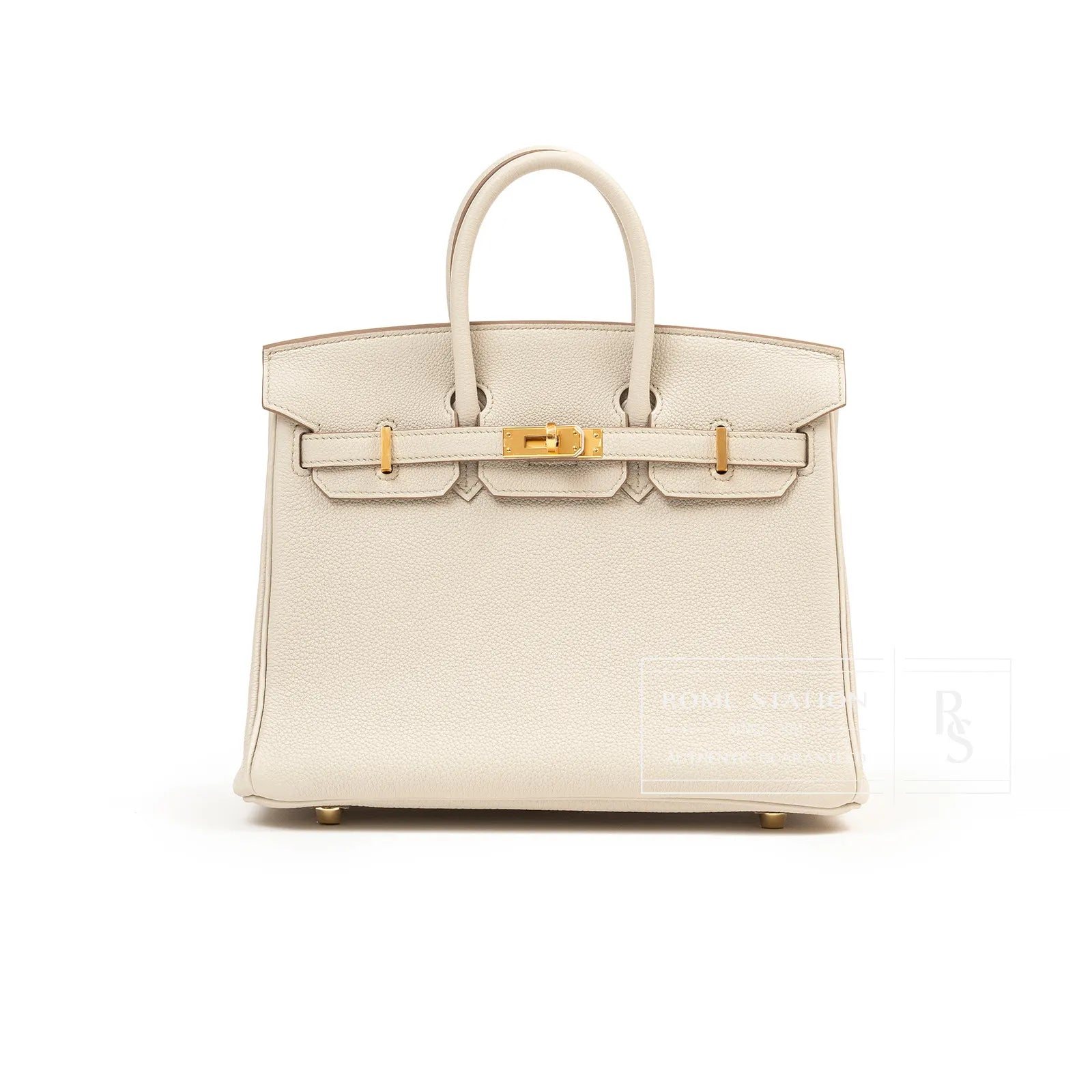 Hermès Birkin 25 Beton Togo Gold Hardware - Handbags