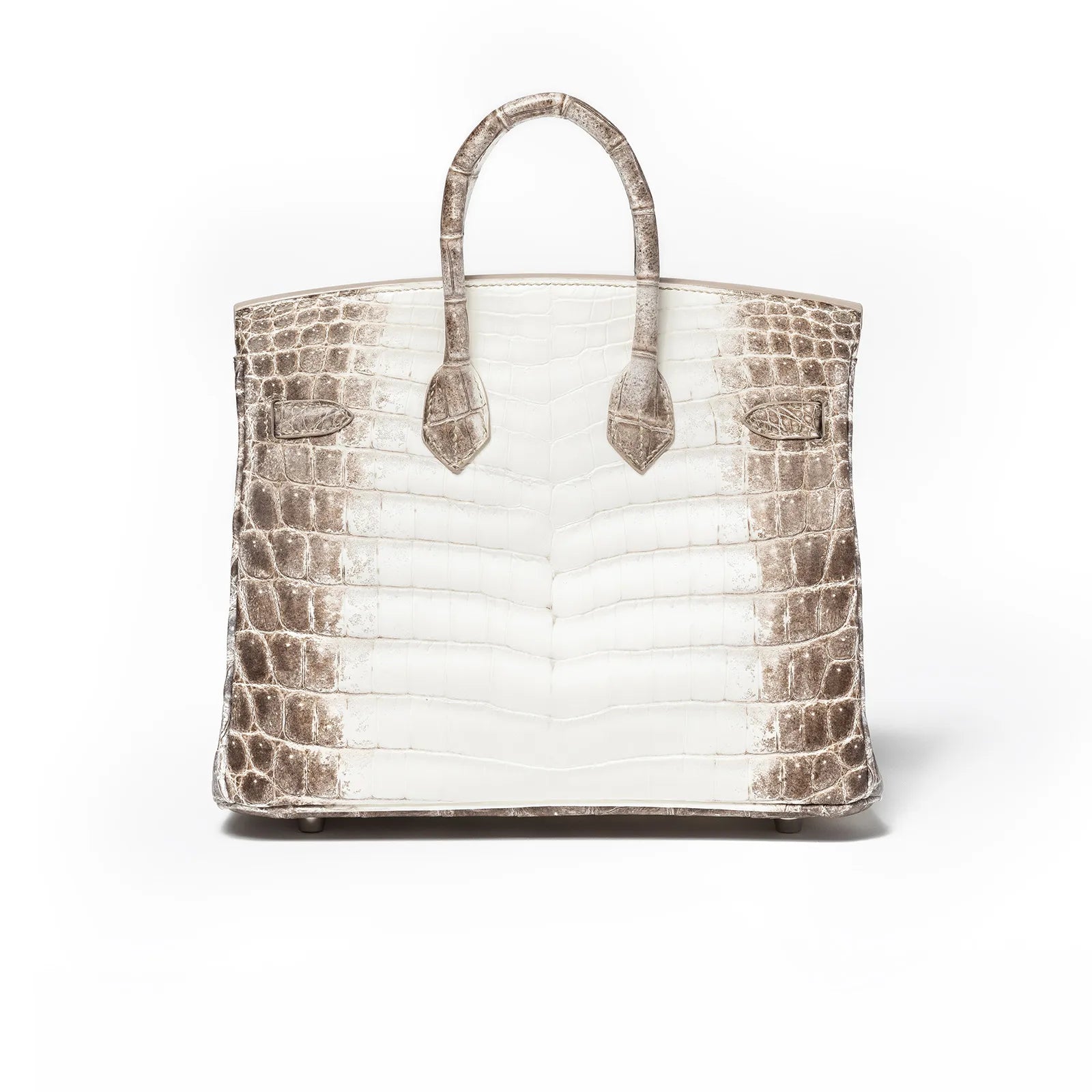 Hermès Birkin 25 Blanc Himalaya Matte Niloticus Crocodile Palladium Hardware