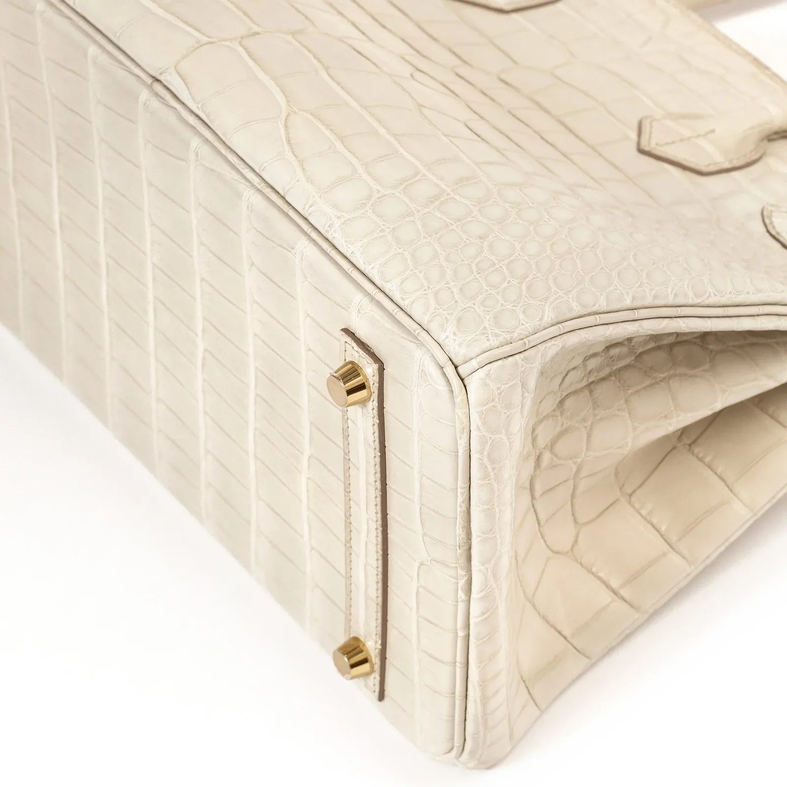 Hermès Birkin 30 Beton Matte Alligator Gold Hardware