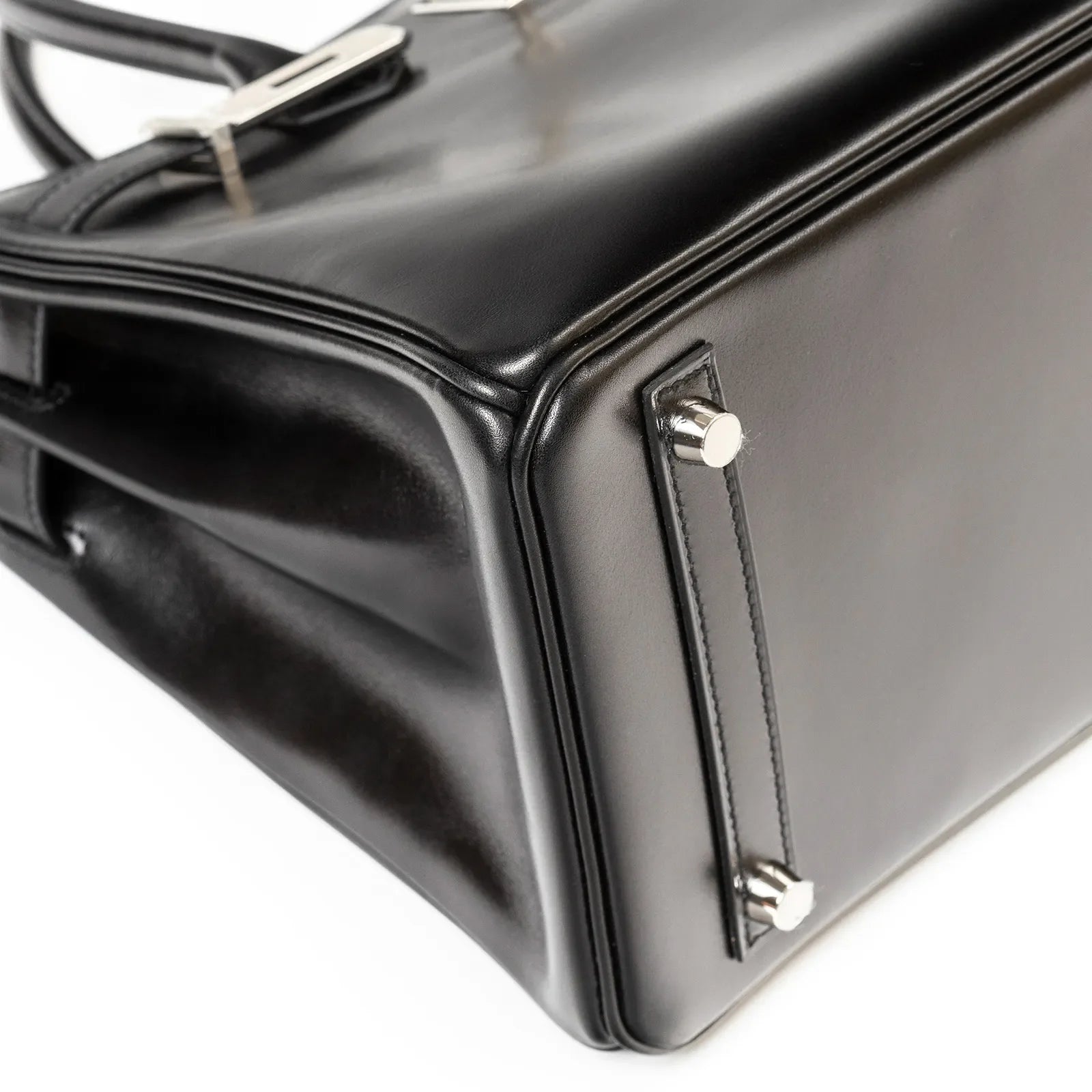 Hermès Birkin 30 Black Box Palladium Hardware