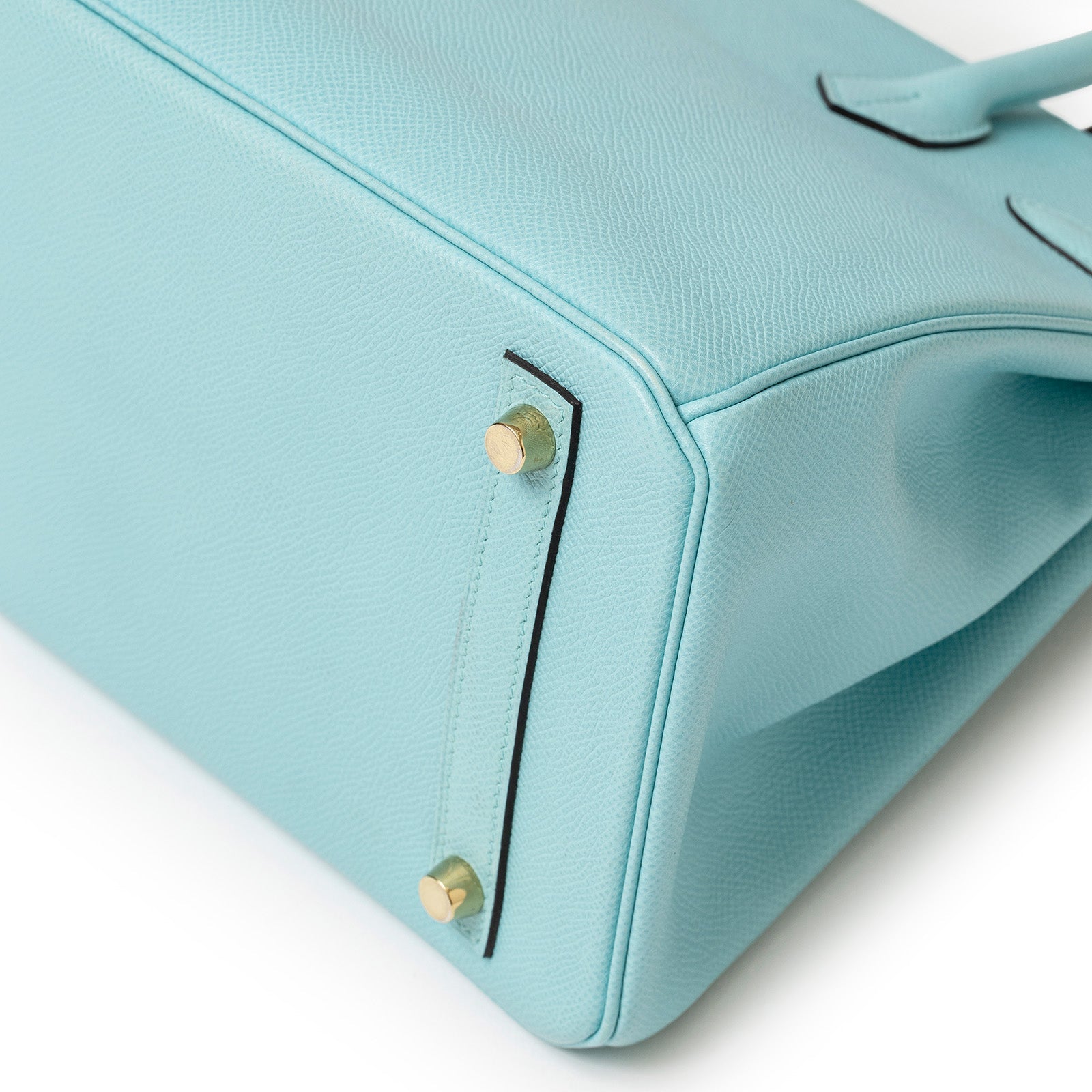 Hermès Birkin 30 Blue Atoll Epsom Gold Hardware - Handbags