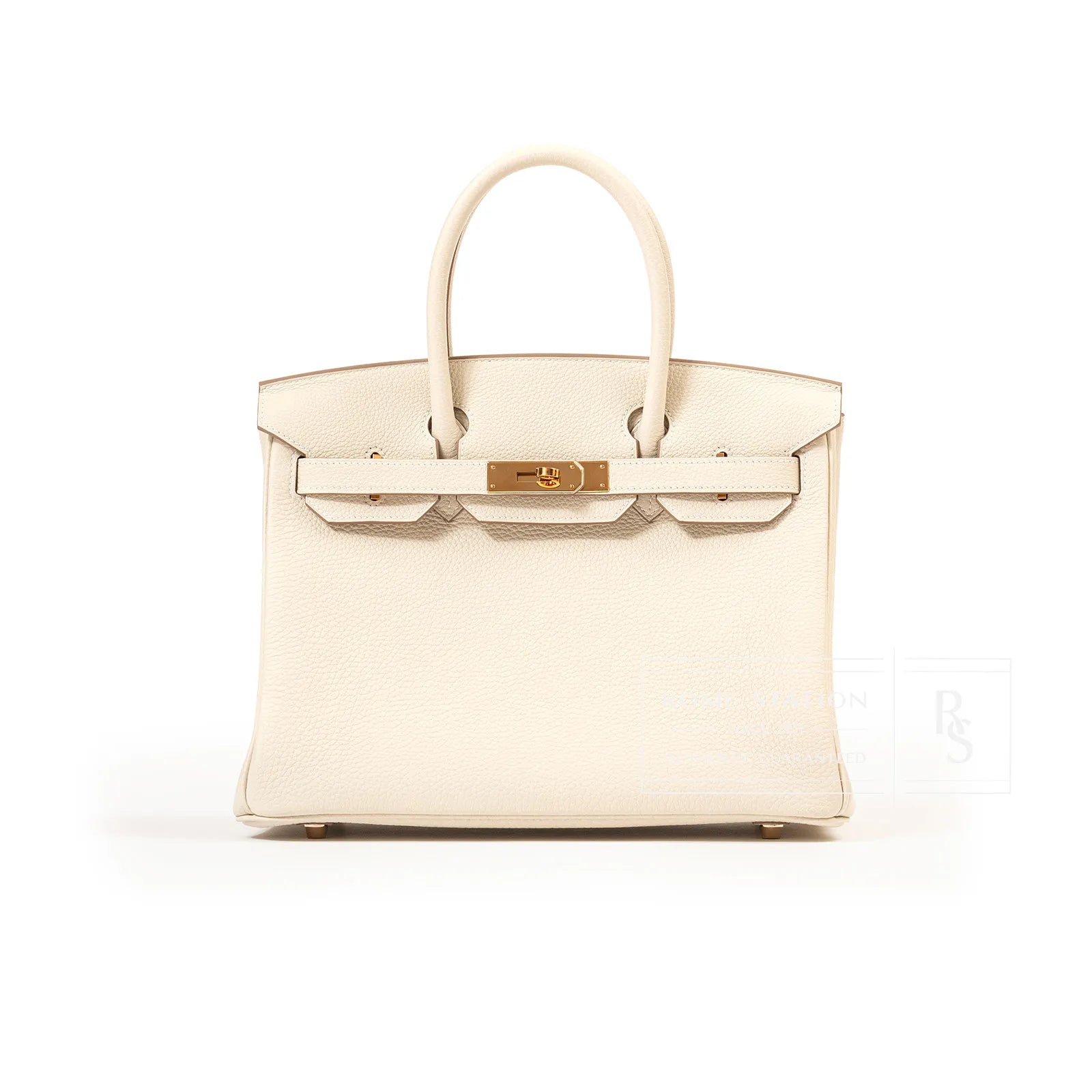 Hermès Birkin 30 Craie Togo Rose Gold Hardware