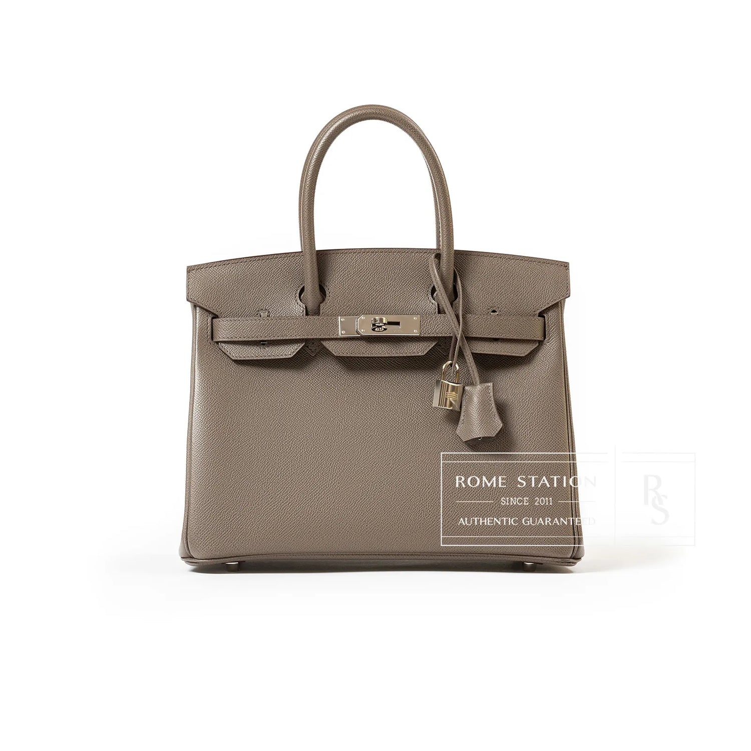 Hermès Birkin 30 Etain Epsom Palladium Hardware