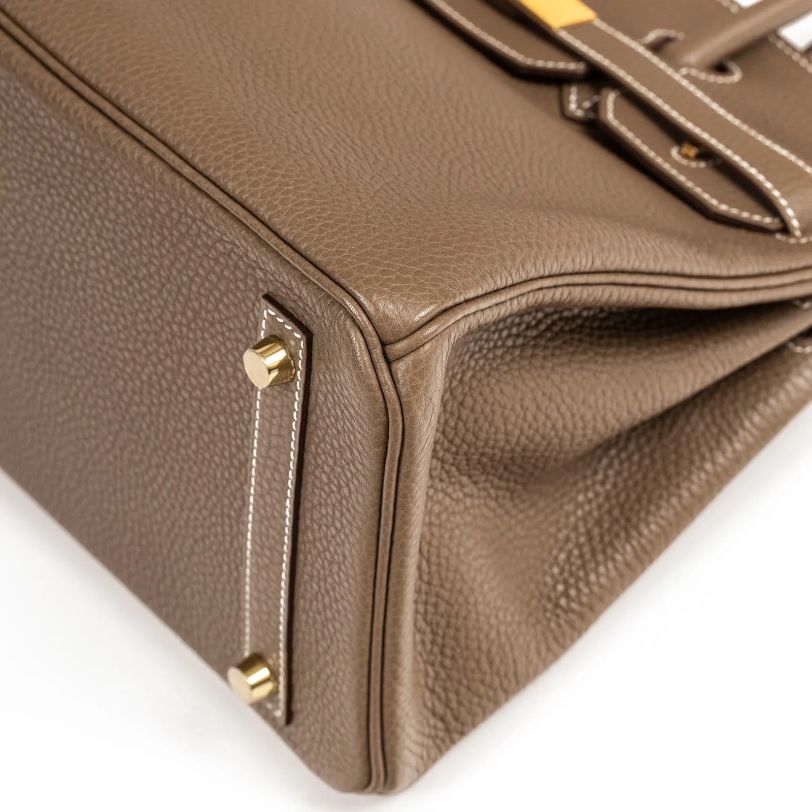 Hermès Birkin 30 Etoupe Clemence Gold Hardware