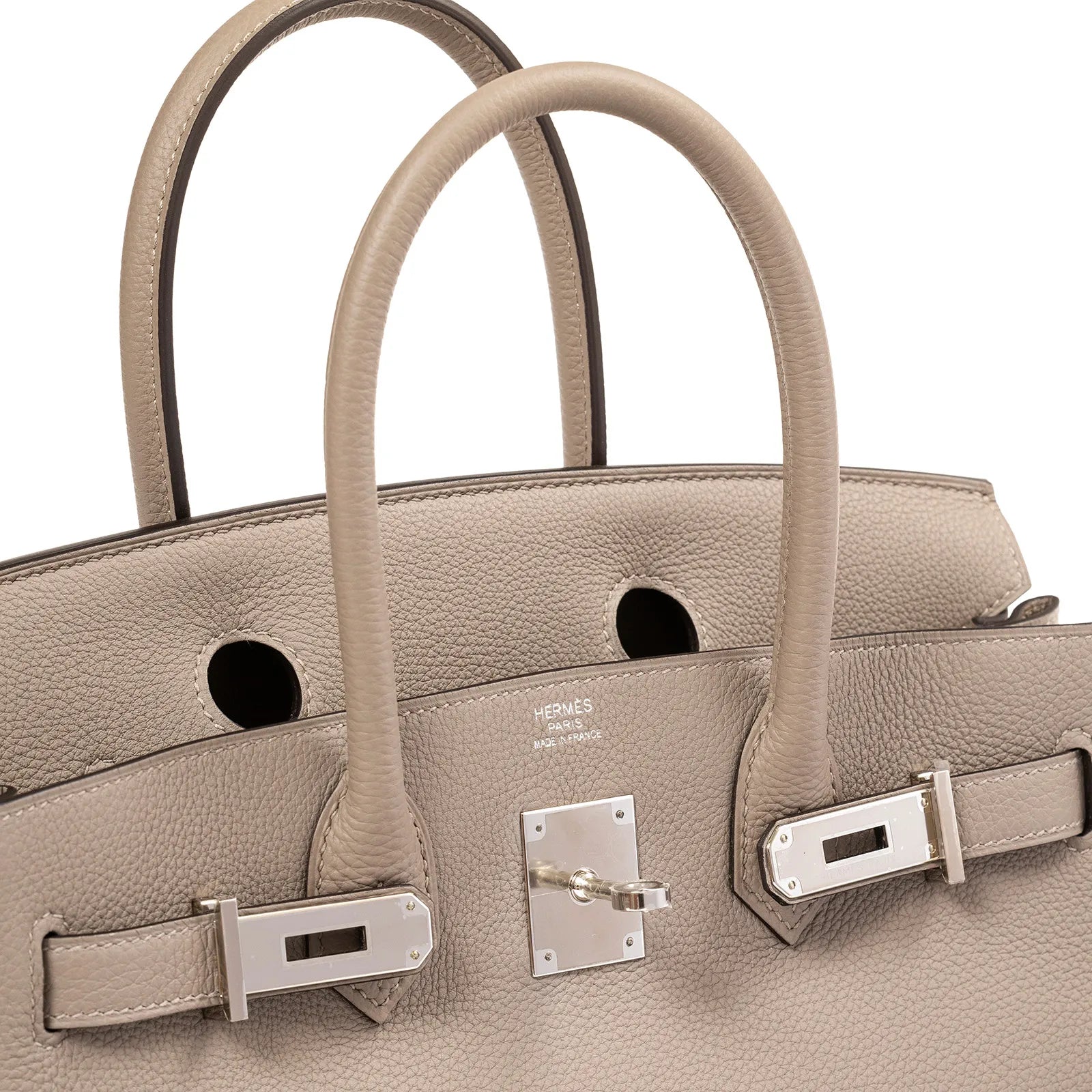 Hermès Birkin 30 Gris Asphalte Togo Palladium Hardware