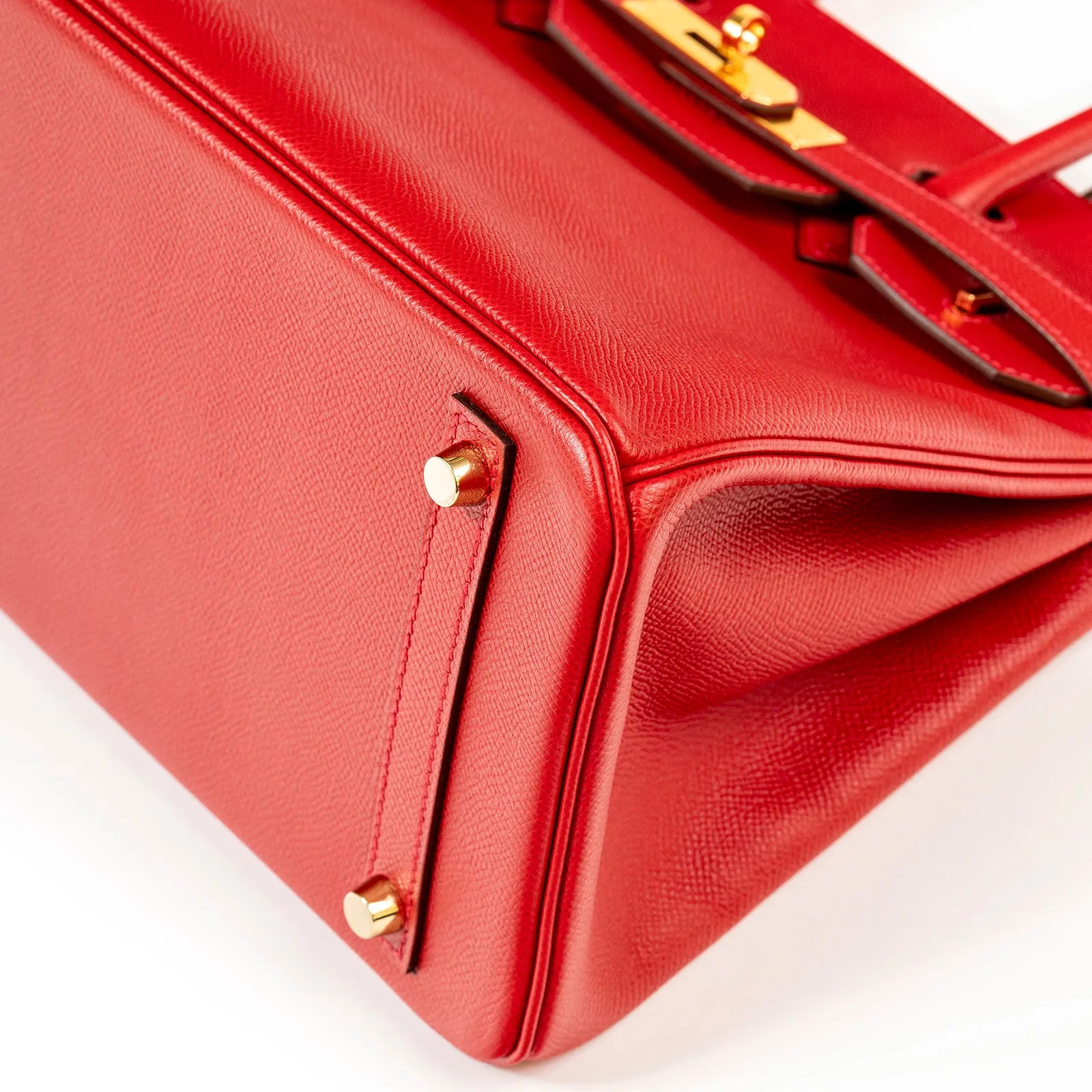 Hermès Birkin 30 Q5 Rouge Casaque Epsom Gold Hardware