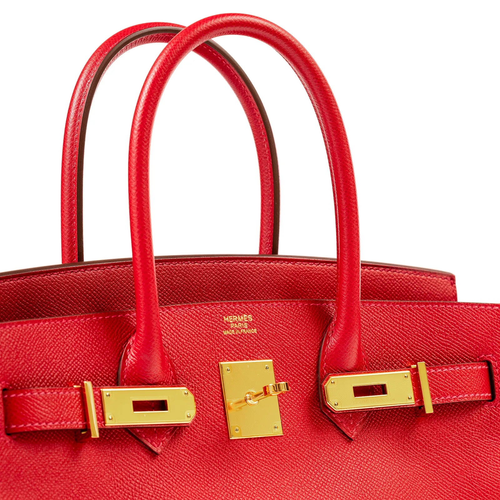 Hermès Birkin 30 Q5 Rouge Casaque Epsom Gold Hardware