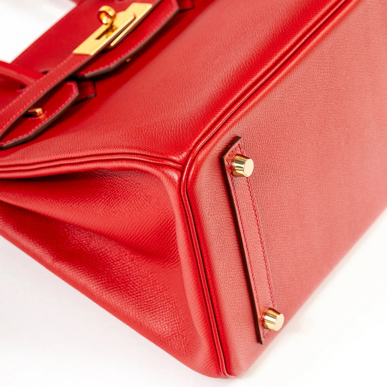 Hermès Birkin 30 Q5 Rouge Casaque Epsom Gold Hardware