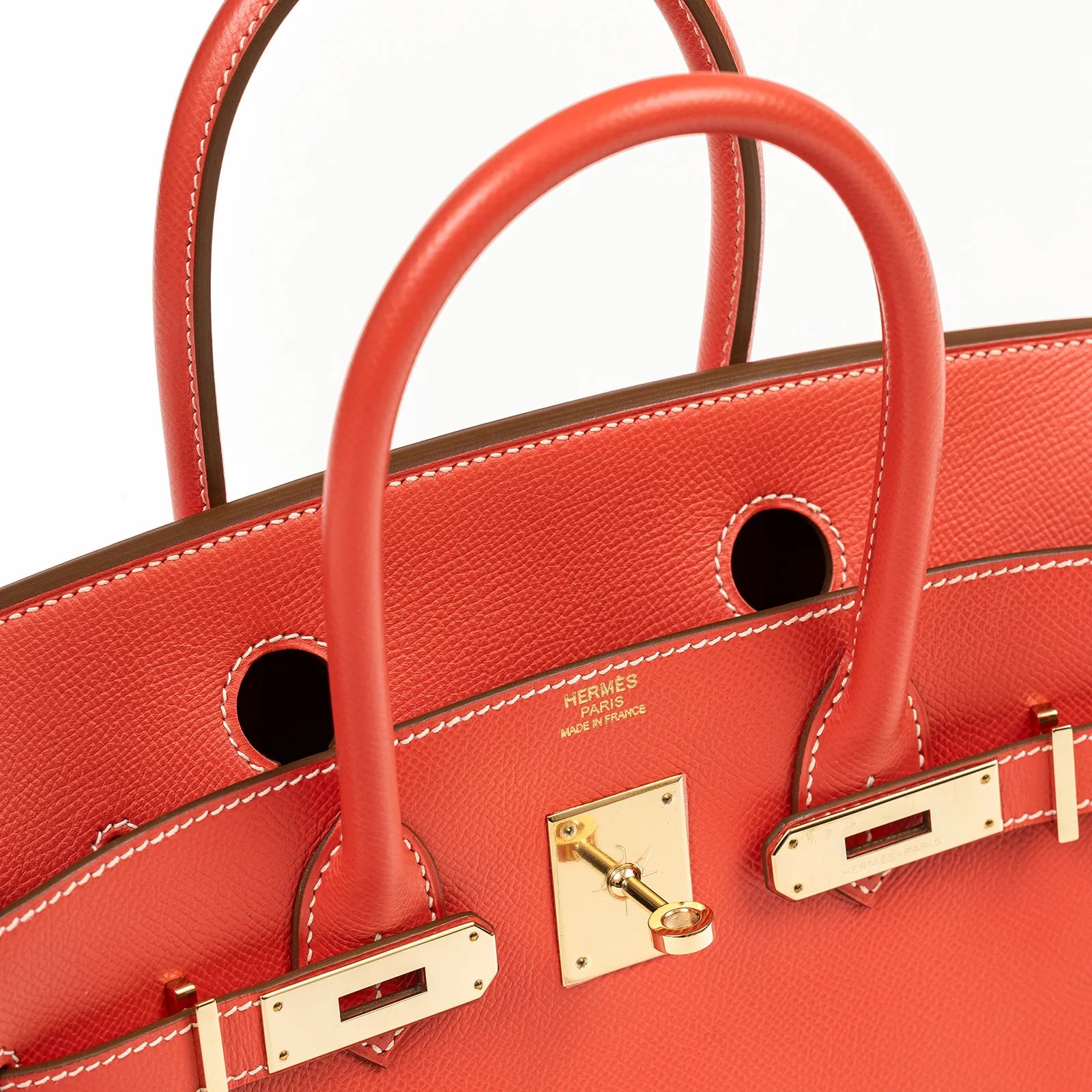 Hermès Birkin 30 Rose Jaipur Verso Epsom Permabrass Hardware