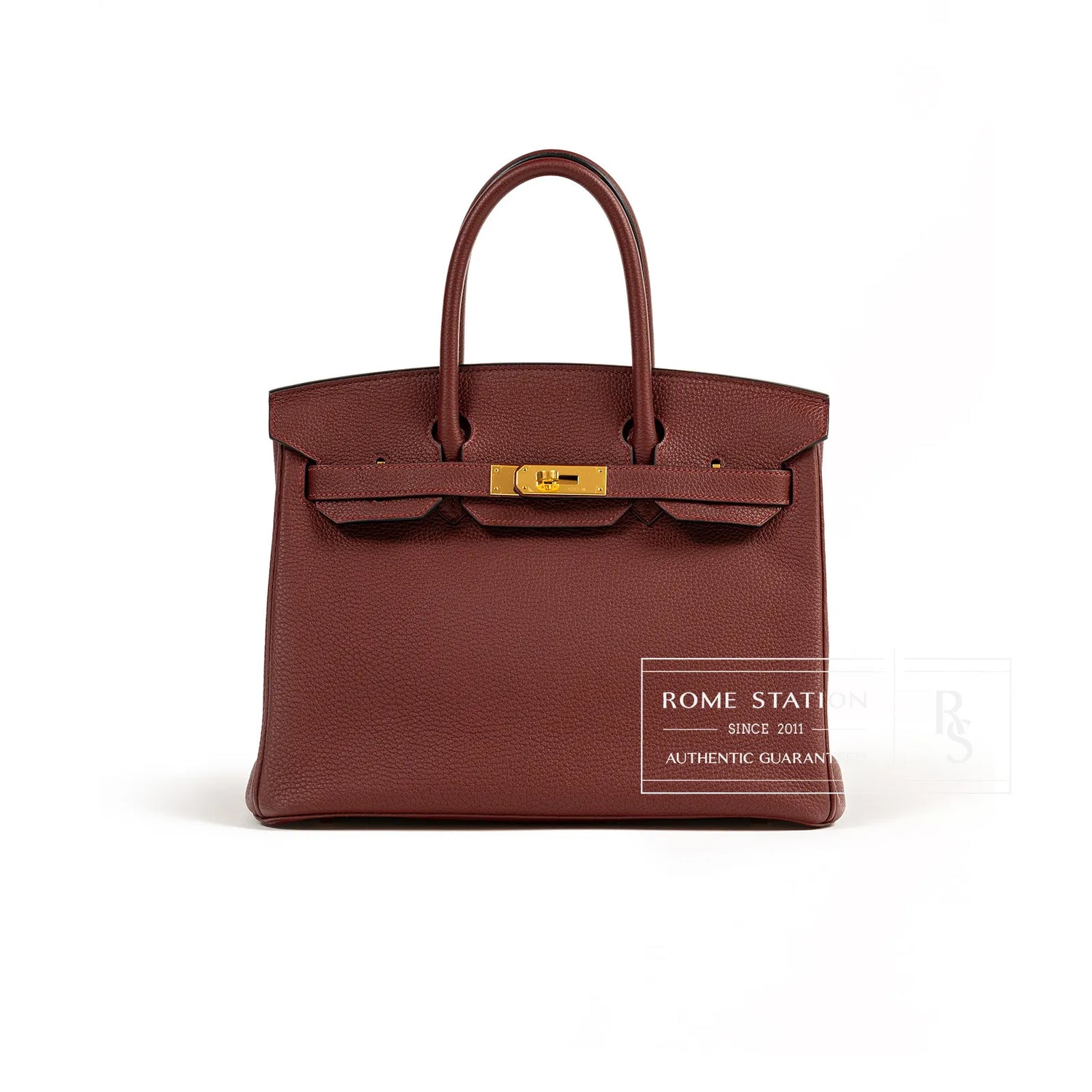 Hermès Birkin 30 Rouge H Togo Gold Hardware