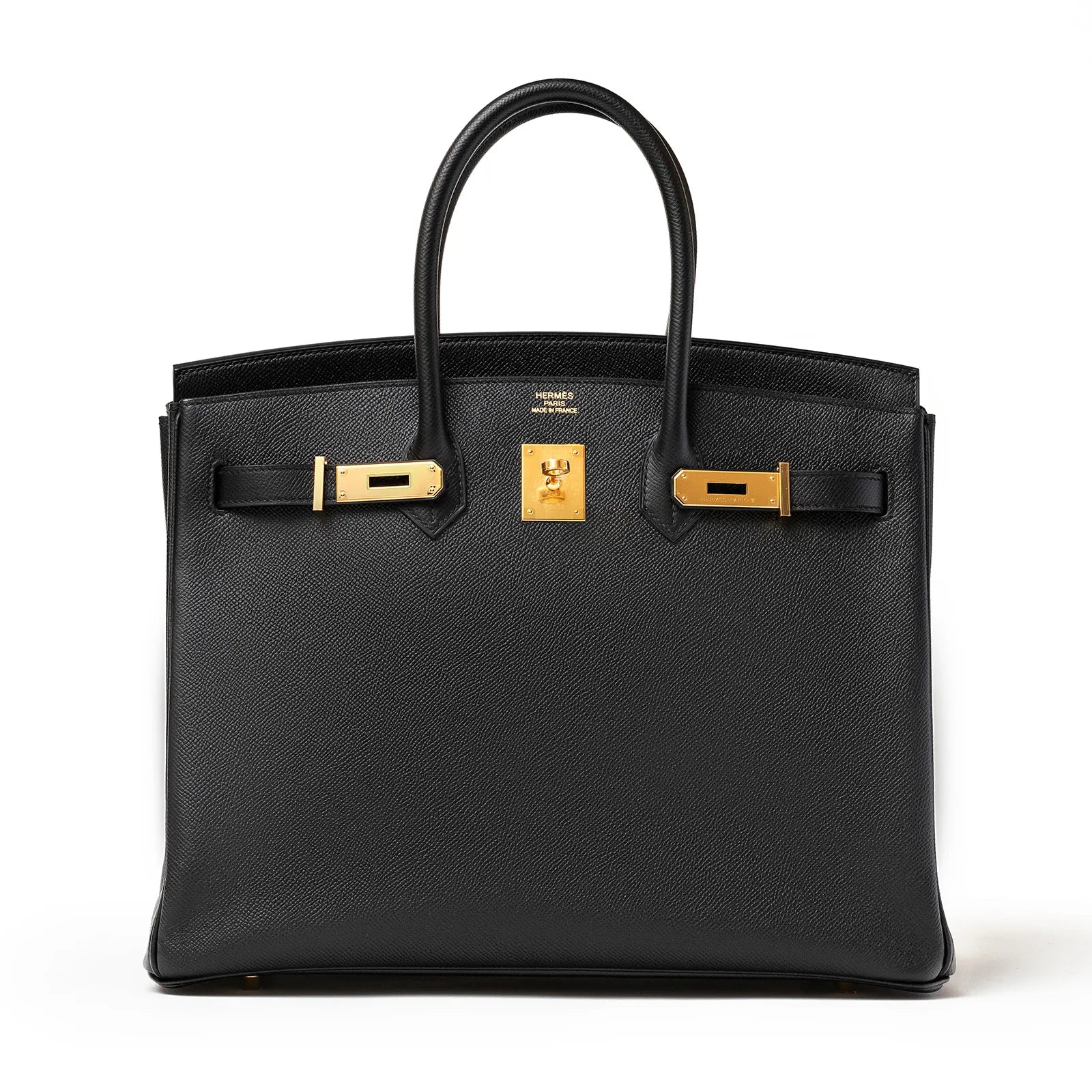 Hermès Birkin 35 Black Epsom Gold Hardware