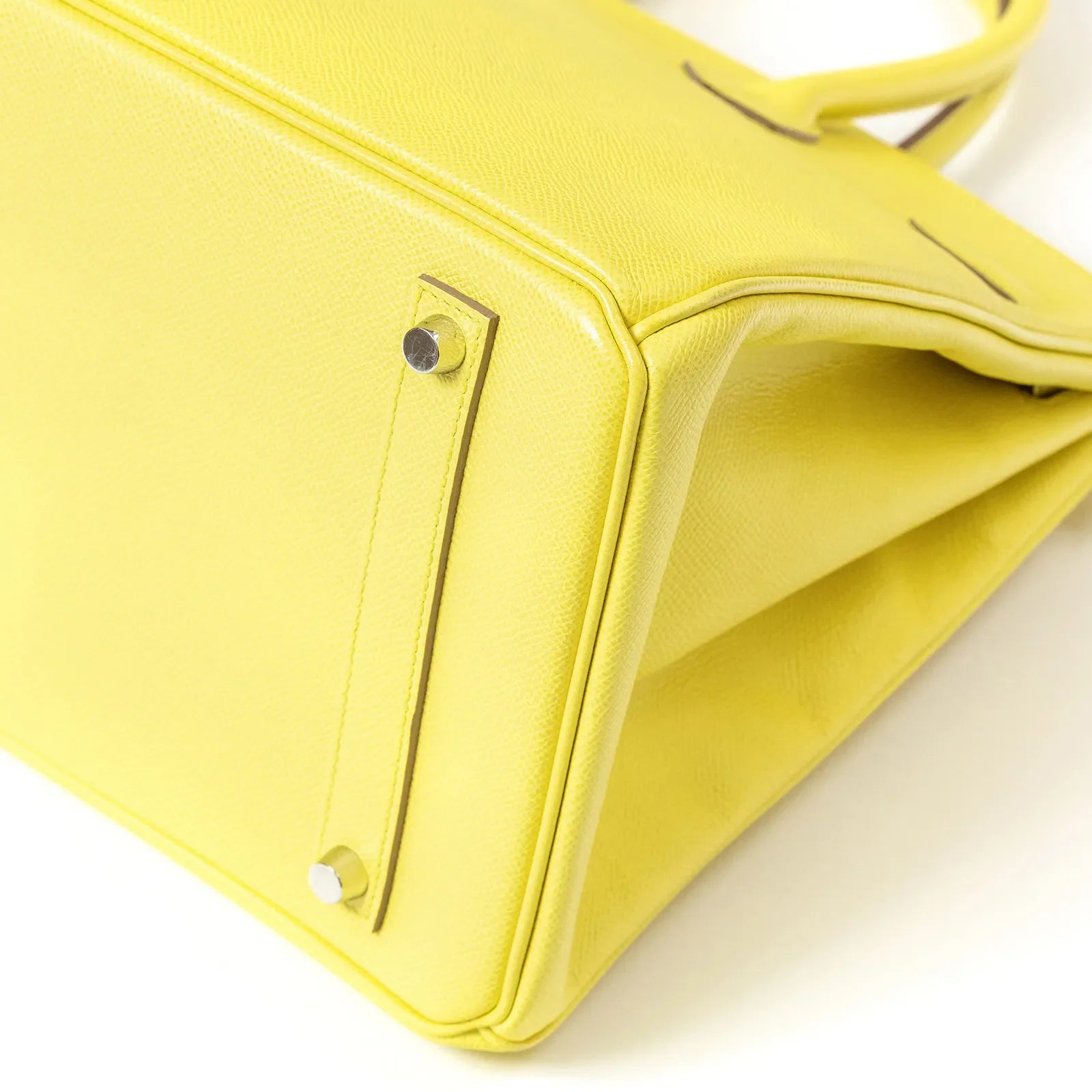 Hermès Birkin 35 Soupre Yellow Epsom Palladium Hardware