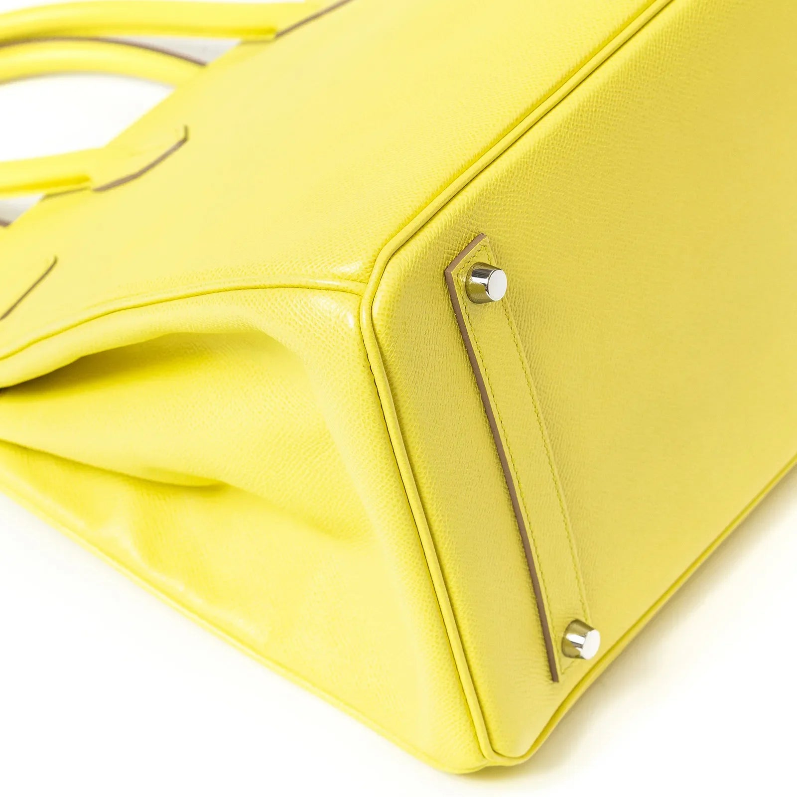 Hermès Birkin 35 Soupre Yellow Epsom Palladium Hardware