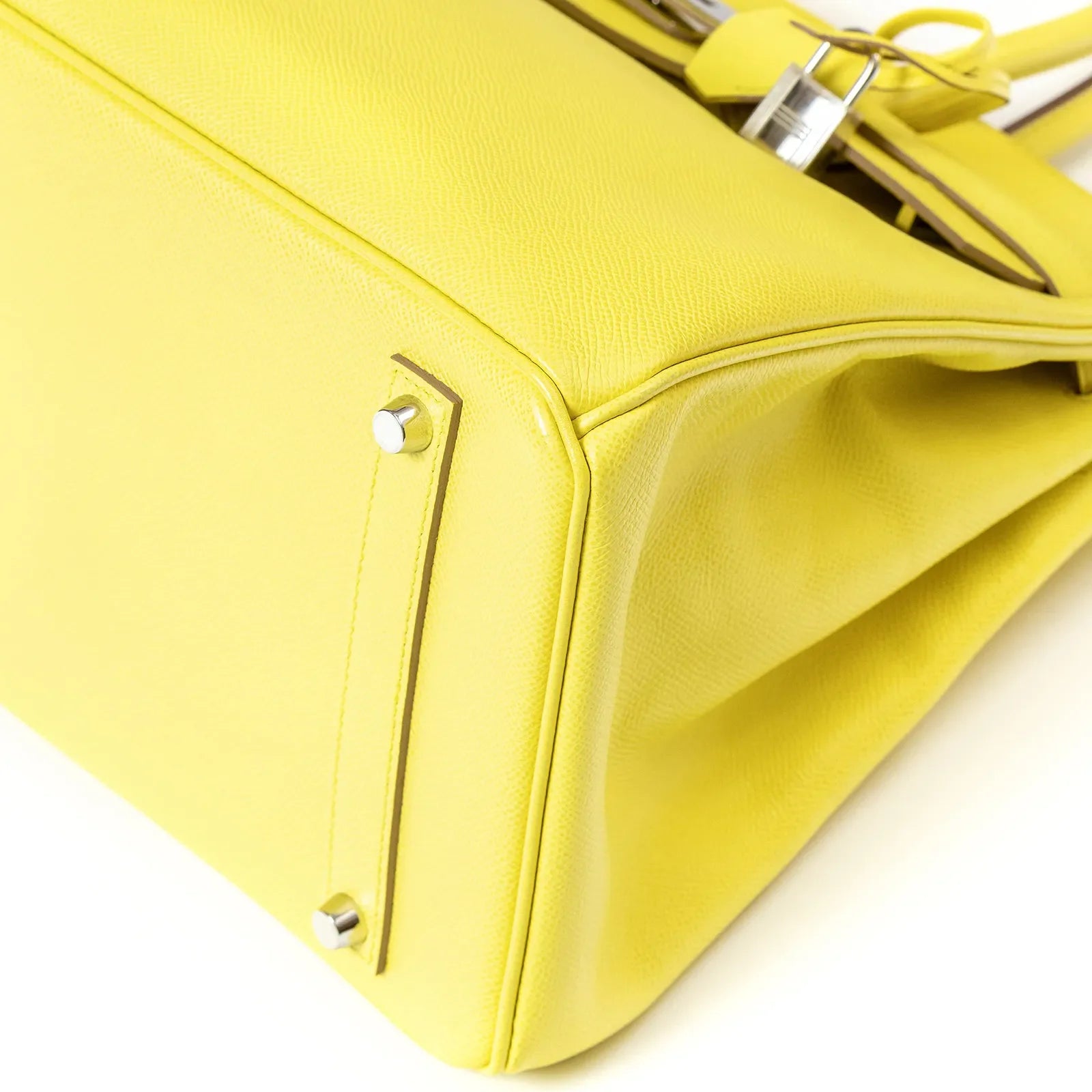 Hermès Birkin 35 Soupre Yellow Epsom Palladium Hardware