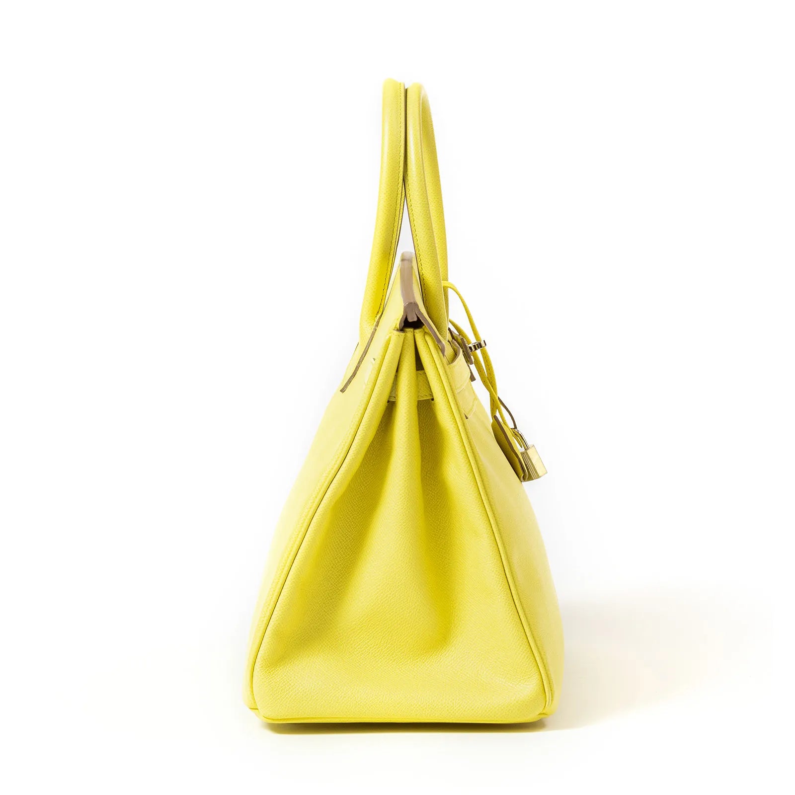 Hermès Birkin 35 Soupre Yellow Epsom Palladium Hardware