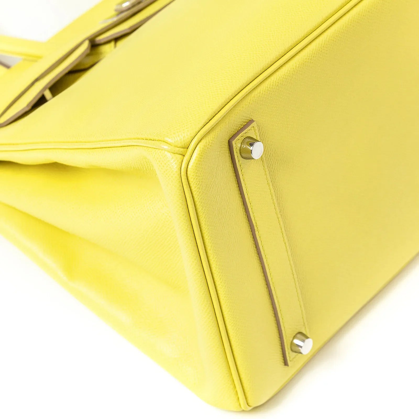 Hermès Birkin 35 Soupre Yellow Epsom Palladium Hardware