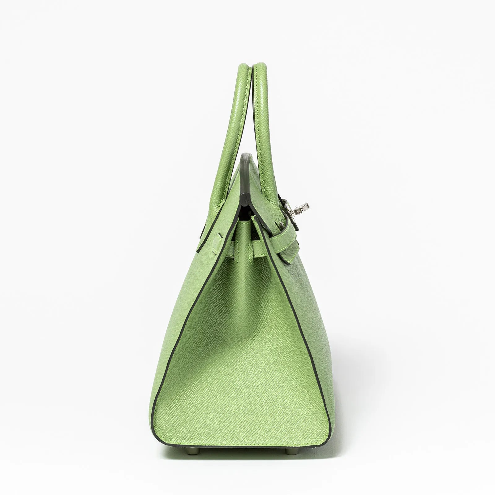 Hermès Birkin Sellier 25 Vert Criquet Epsom Palladium Hardware