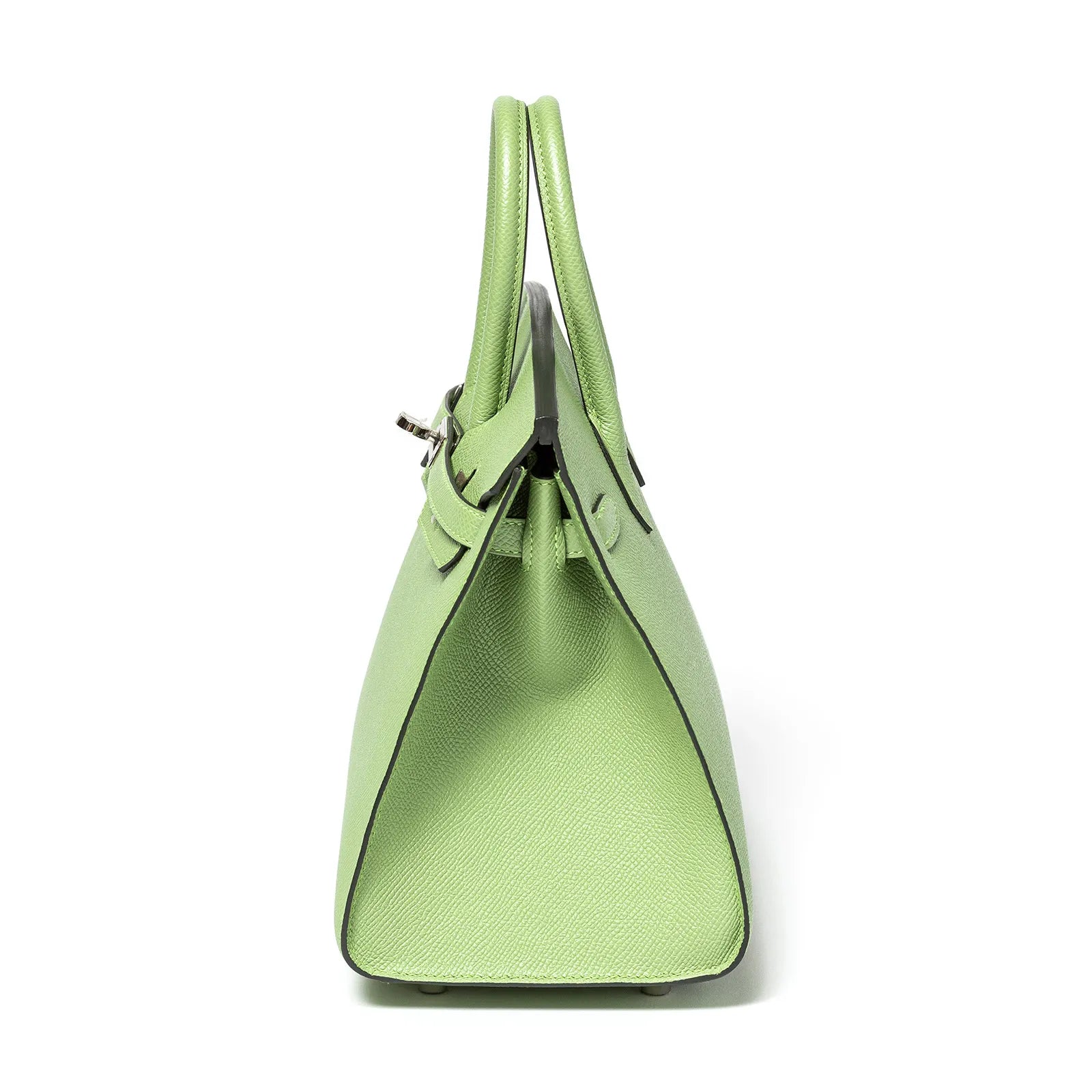 Hermès Birkin Sellier 25 Vert Criquet Epsom Palladium Hardware