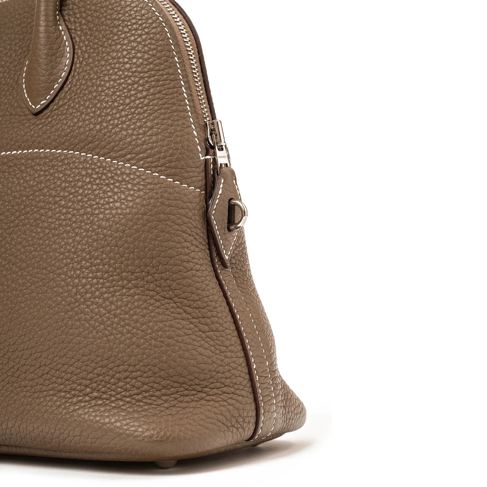 Hermès Bolide 31 Etoupe Clemence Palladium Hardware