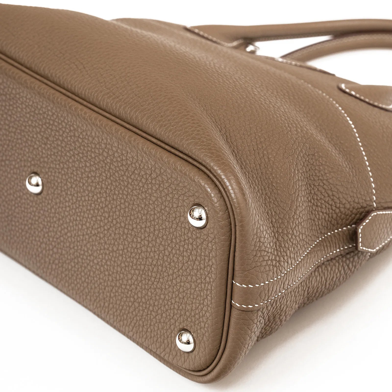 Hermès Bolide 31 Etoupe Clemence Palladium Hardware