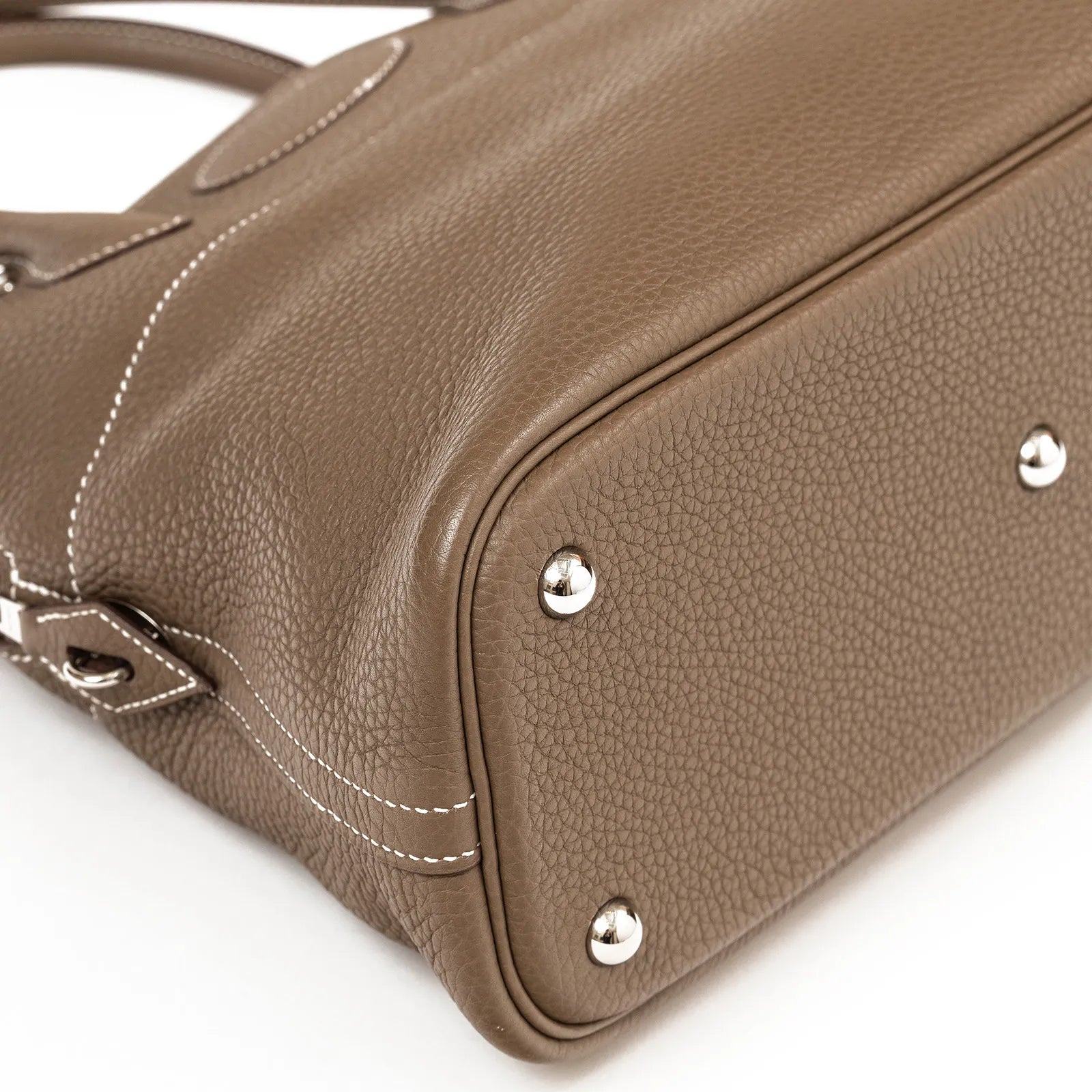 Hermès Bolide 31 Etoupe Clemence Palladium Hardware