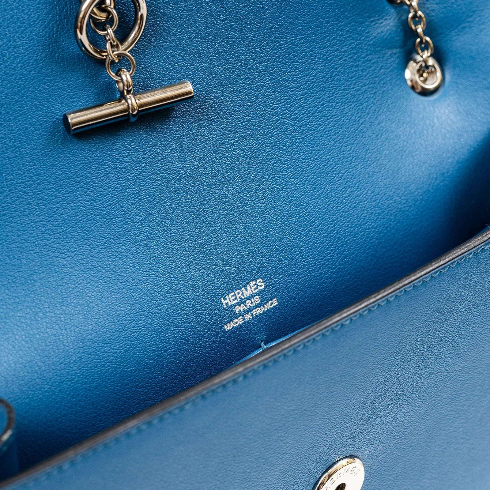 Hermès Catenina Blue de Galic Swift Palladium Hardware