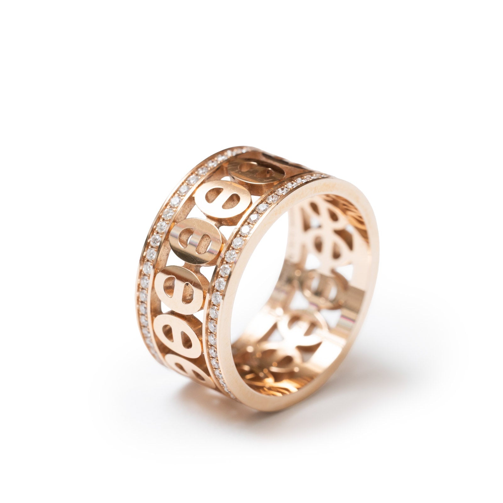 Hermès Chaine d’ancre Divine Ring Small Model 52