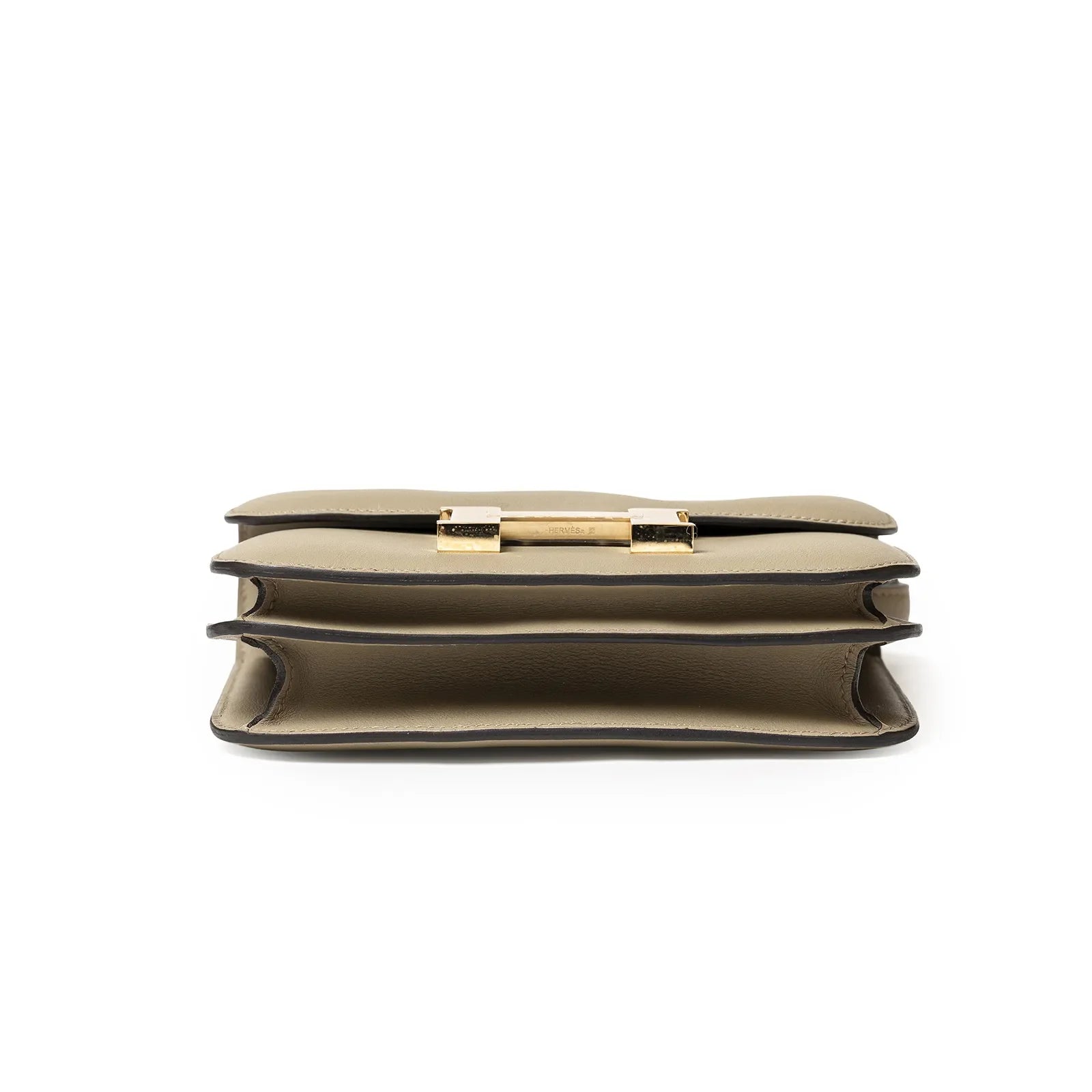 Hermès Mini Constance 18 Beige Marfa Swift Gold Hardware