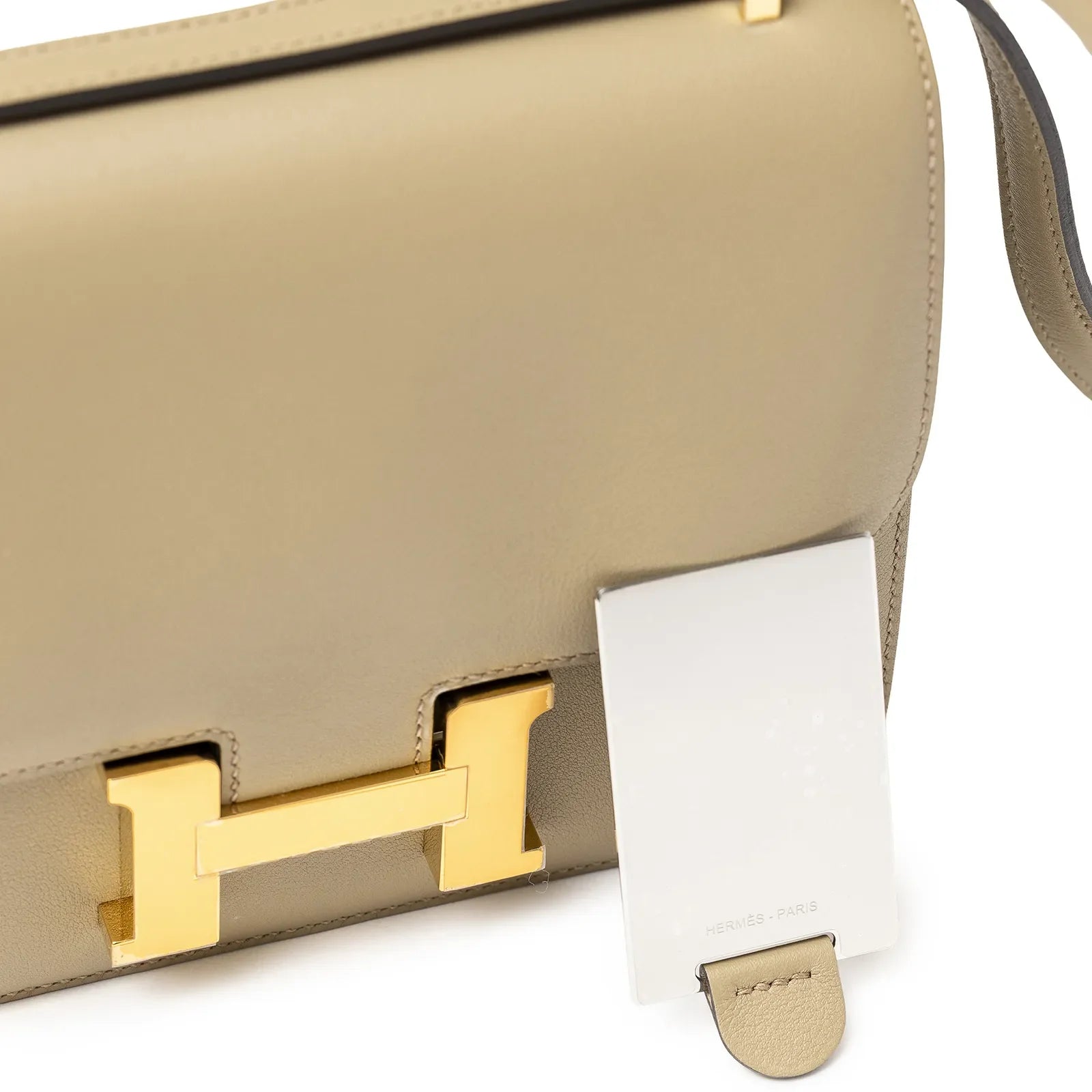 Hermès Mini Constance 18 Beige Marfa Swift Gold Hardware