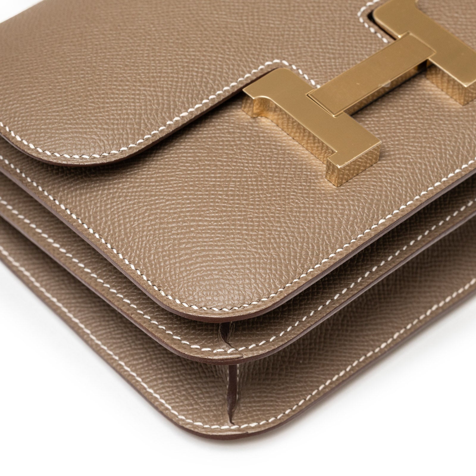 Hermès Constance 18 Etoupe Epsom Permabrass Hardware